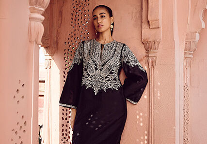 The Anita Dongre Kaftan: Where Indian heritage craft meets an icon of the Emirati language of couture