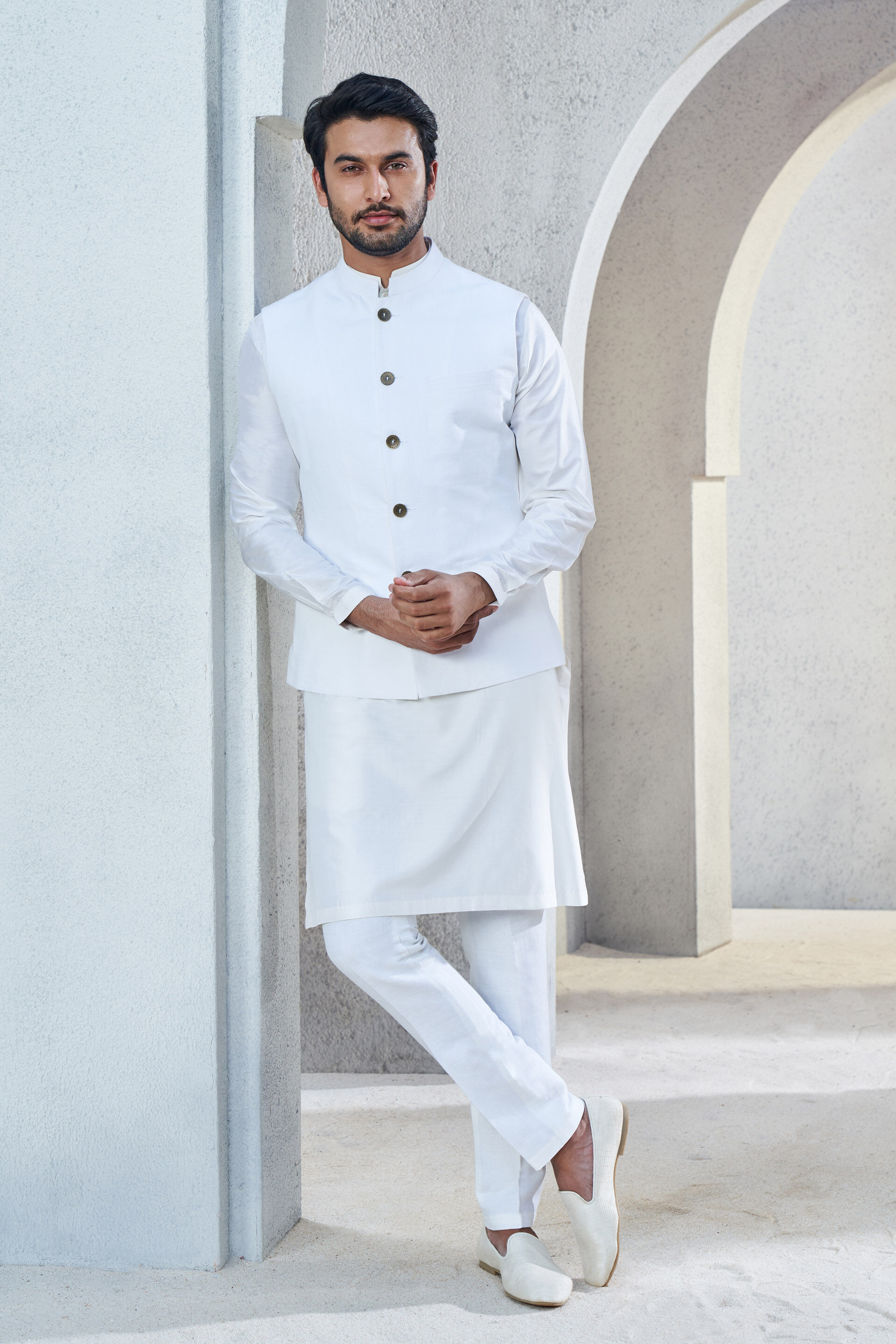 The Akshaj Bandi-White, White, image 1