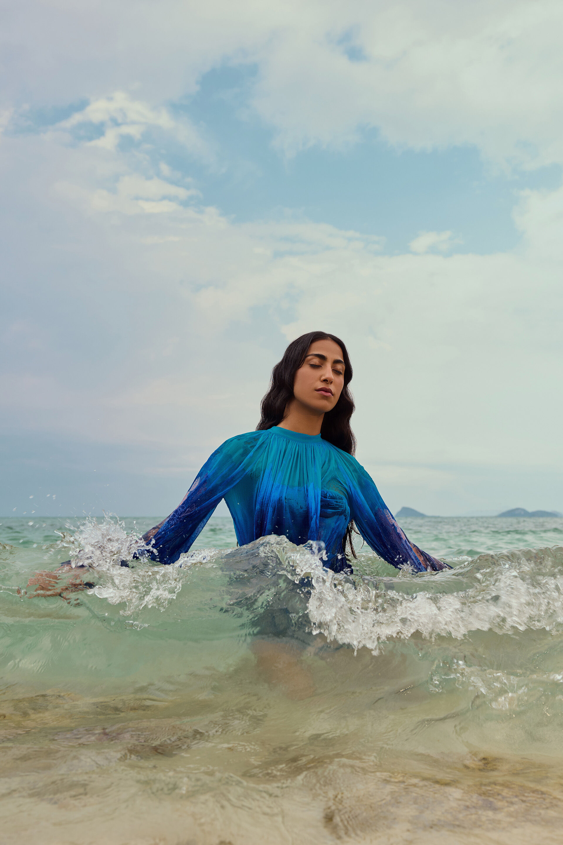 Shui Top - Indigo, Indigo, image 8