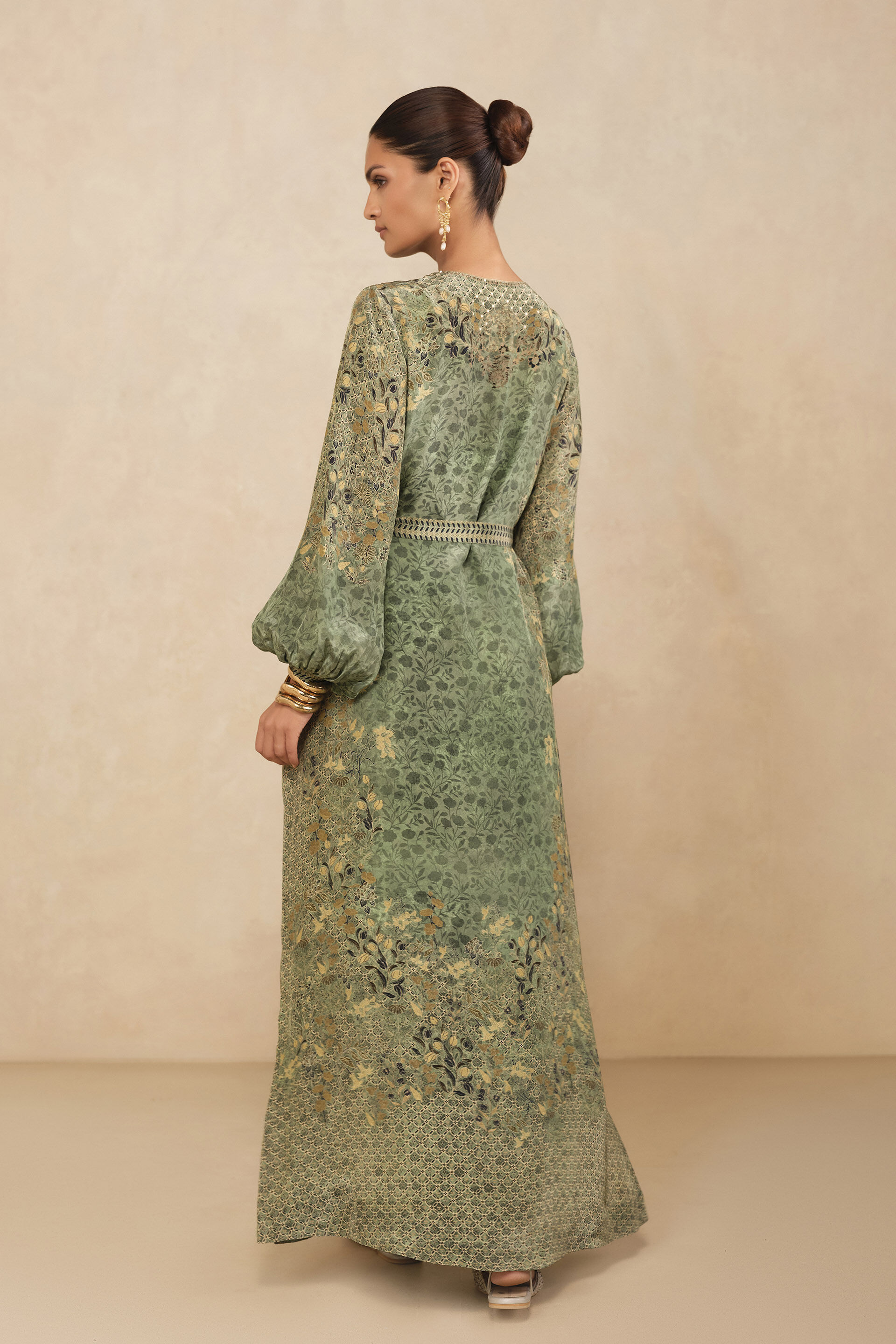 Numa Mul Kaftan - Sage, Sage, image 2