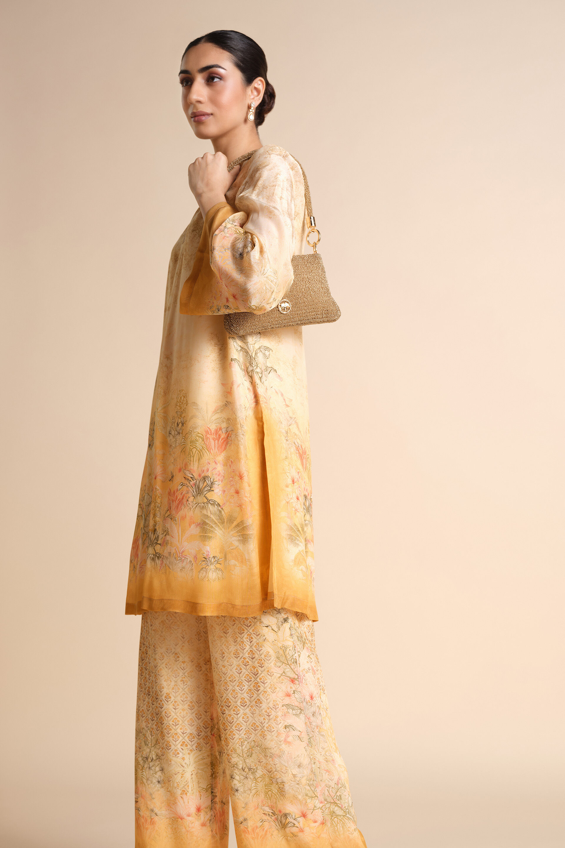 Calhoun Kurta Set - Yellow, Yellow, image 4
