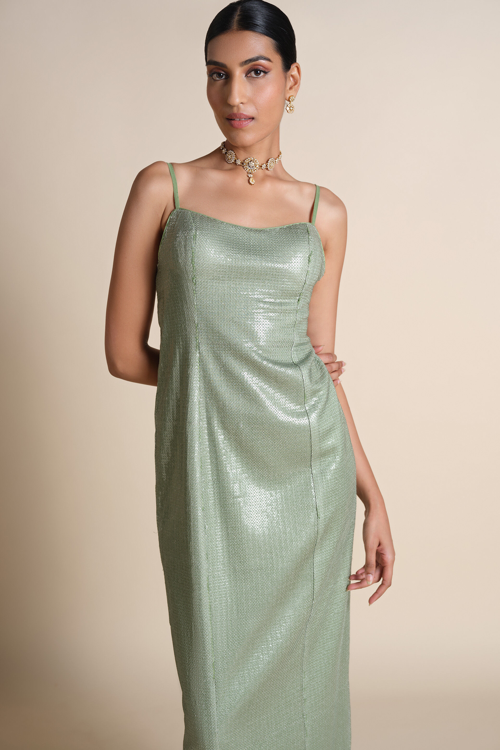 The Liveforest Embroidered Jacket Set - Sage, Sage, image 14