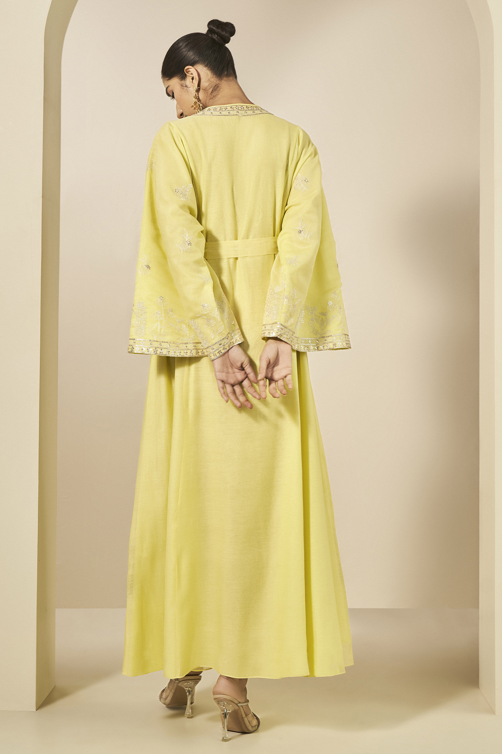 Armonia Kaftan - Yellow, Yellow, image 4