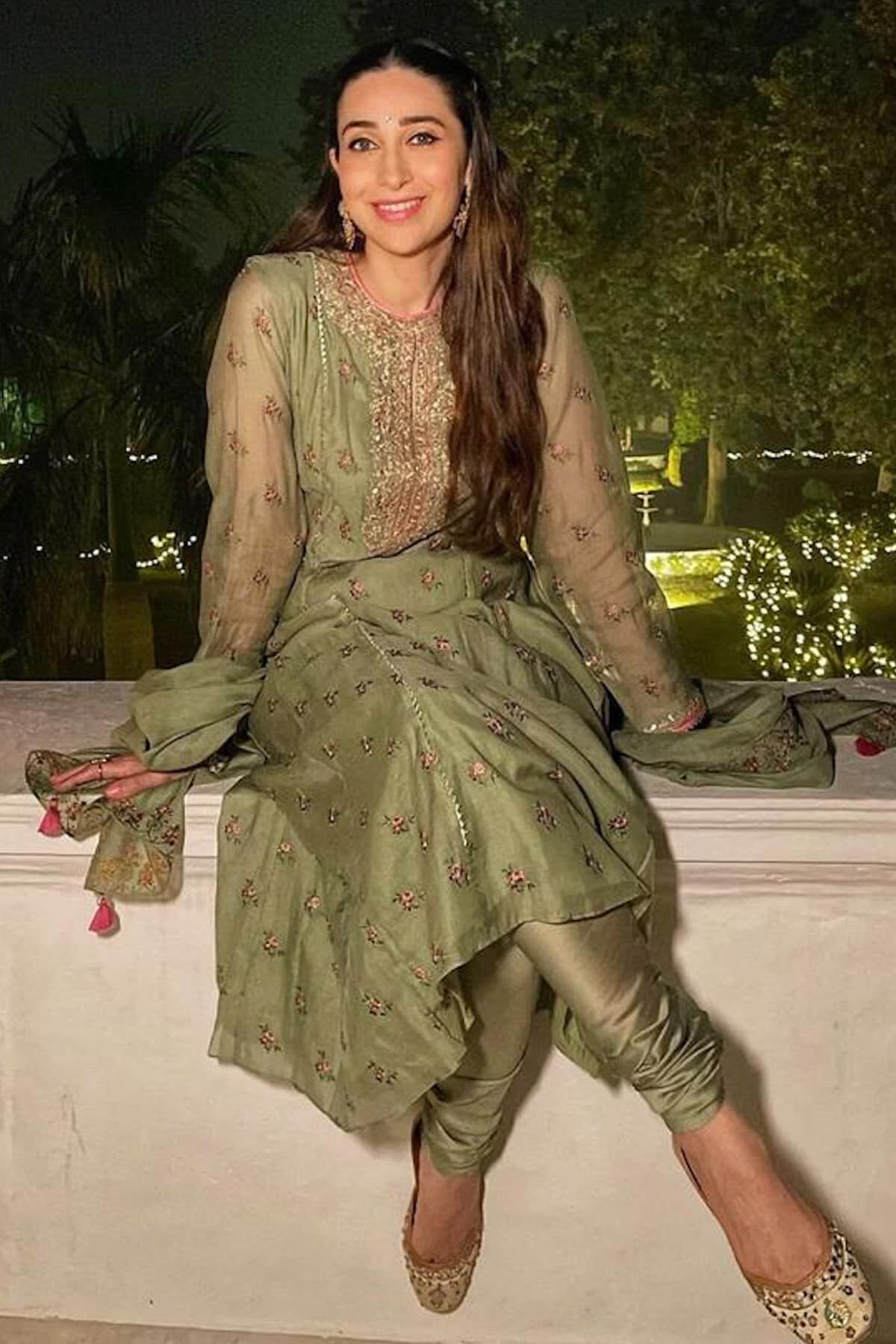 1 - Utsa Kurta Set &ndash; Pista, image 1