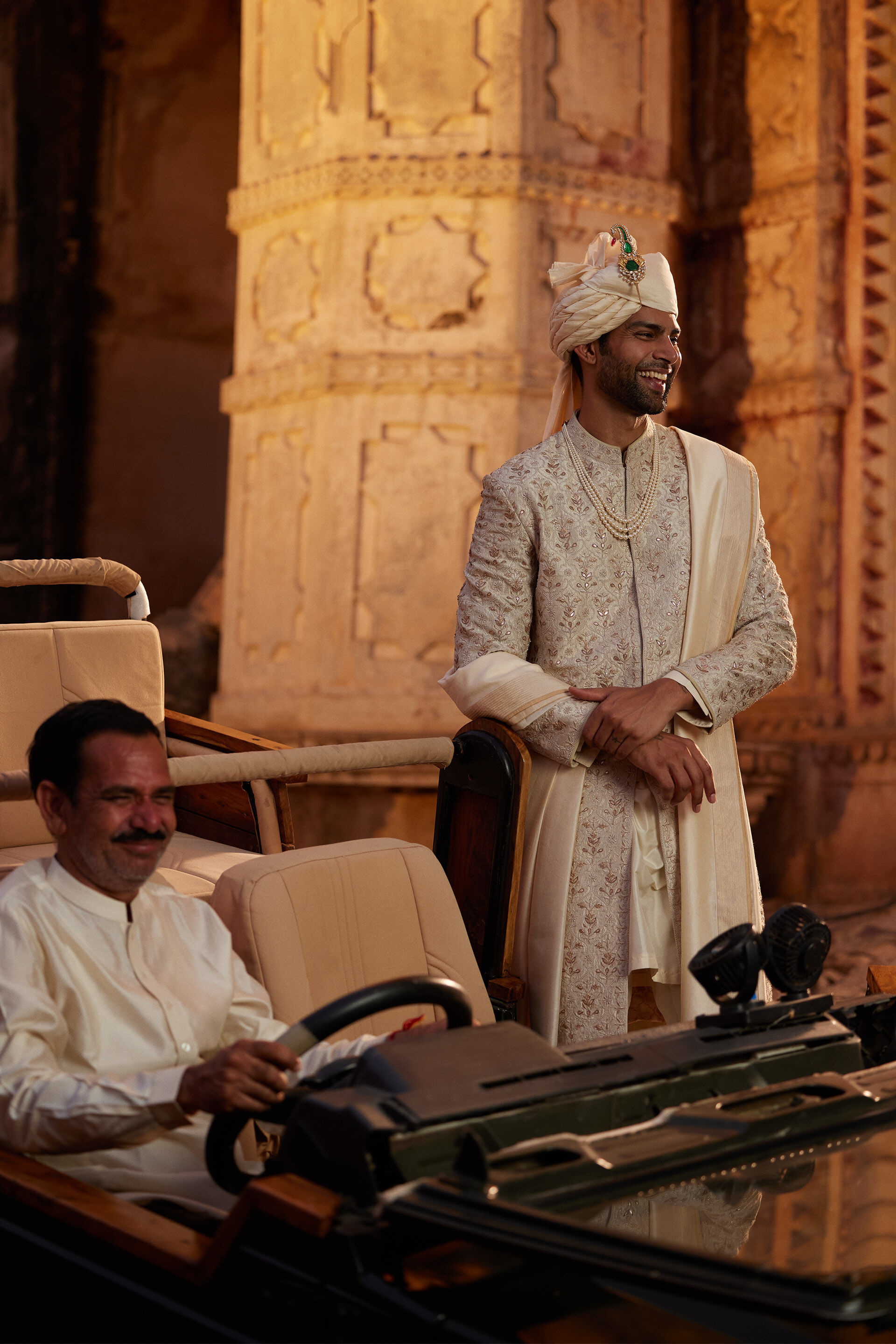 Sudyut Silk Dupatta - Off White, Off White, image 4