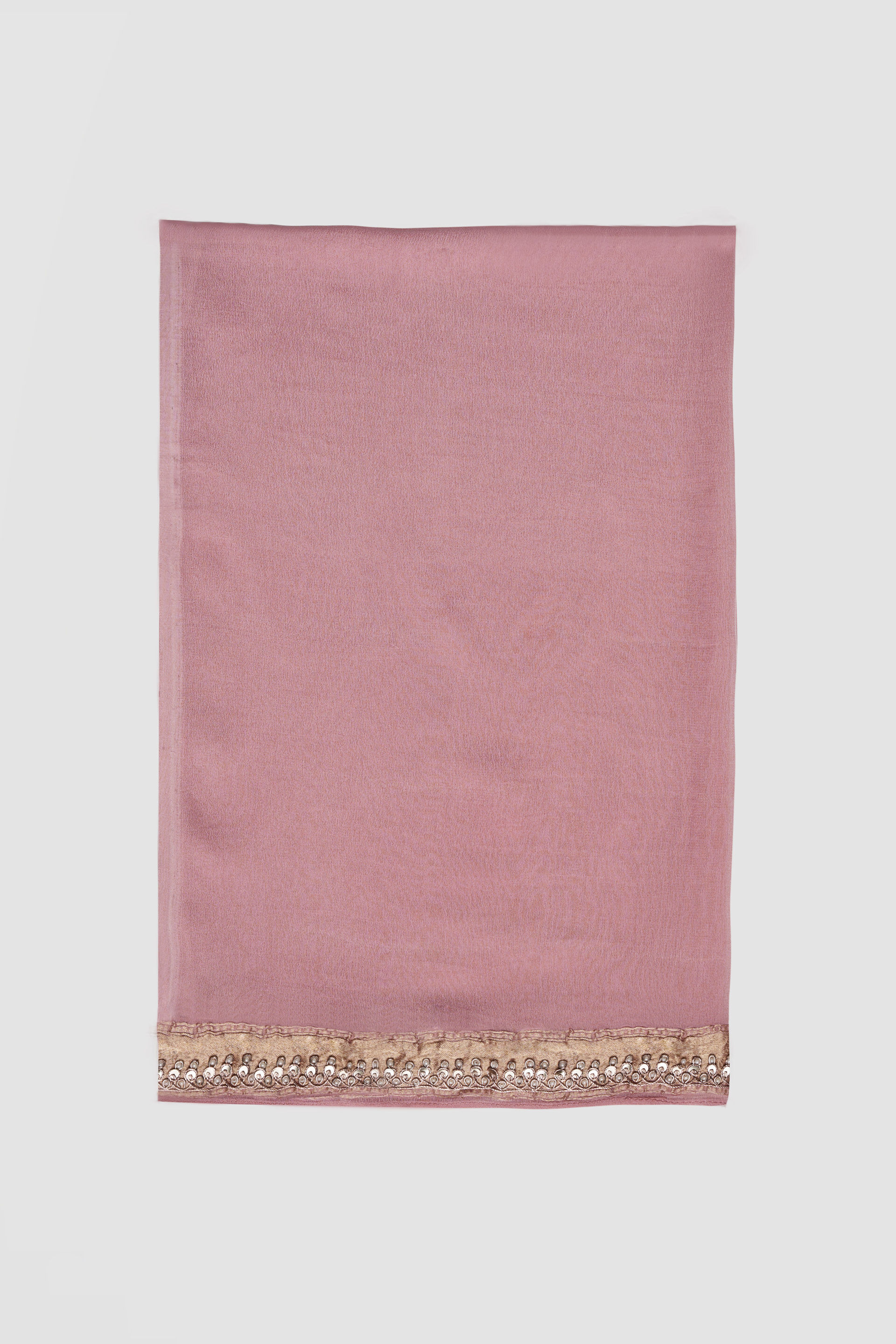 Aaradhana Benarasi Silk Embroidered Saree, Blush, image 8