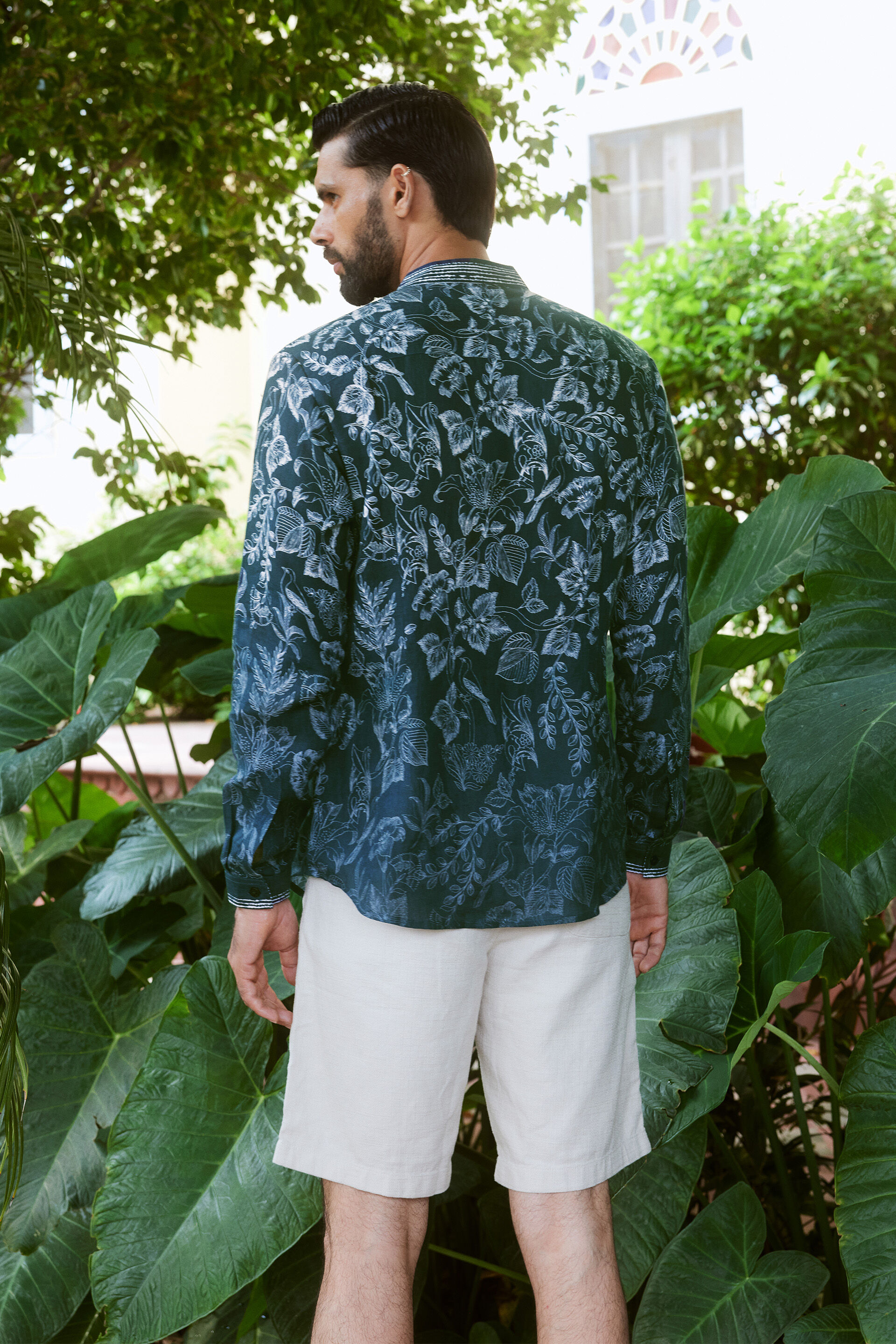 Kalp Linen Shirt - Indigo