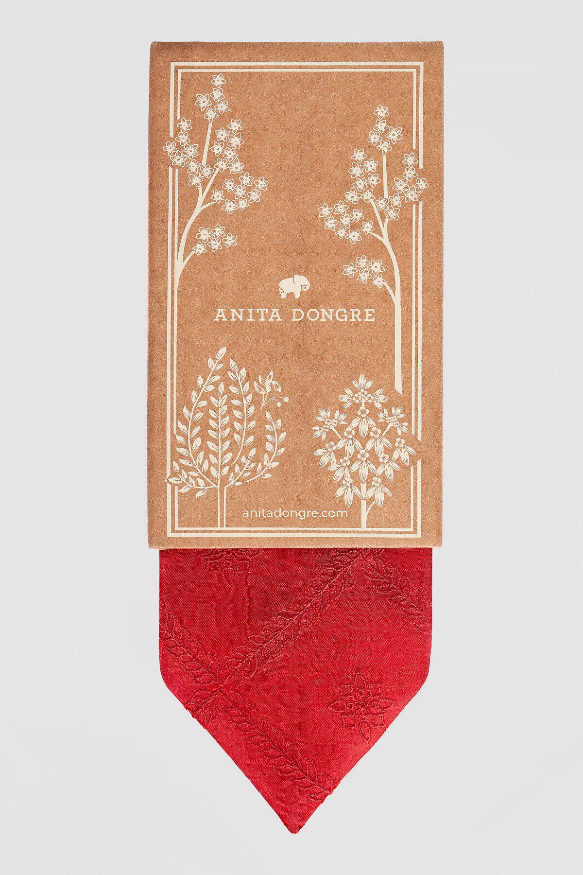 2 - Rajvir Pocket Square &ndash; Red , image 2