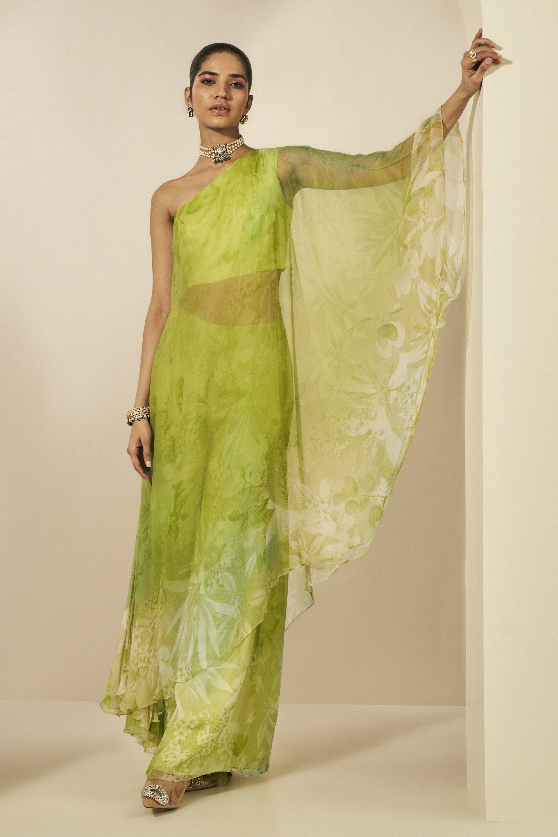 Campanula Pant Set - Lime, Lime, image 1