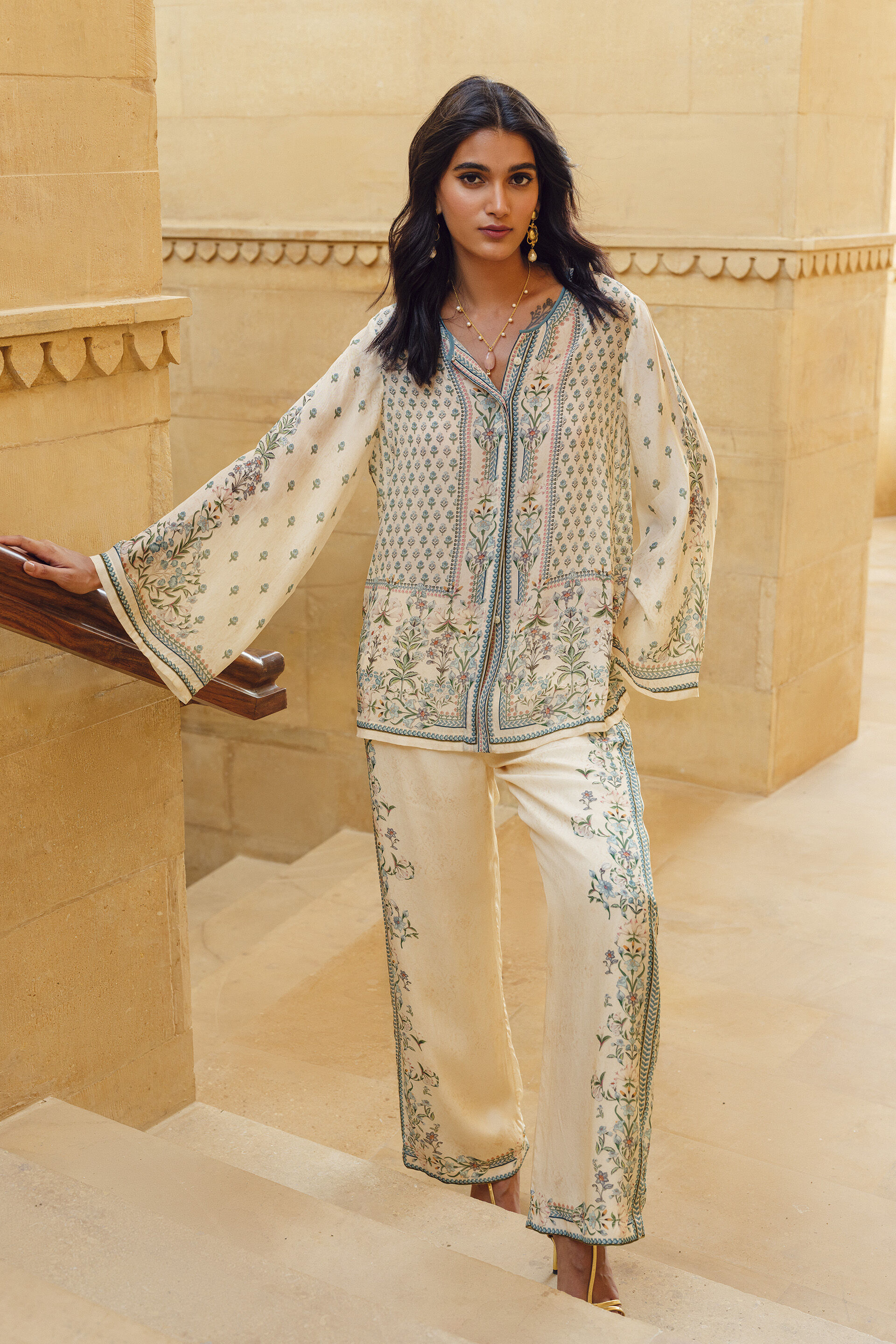 Elyria Co-ord - Beige, Beige, image 1