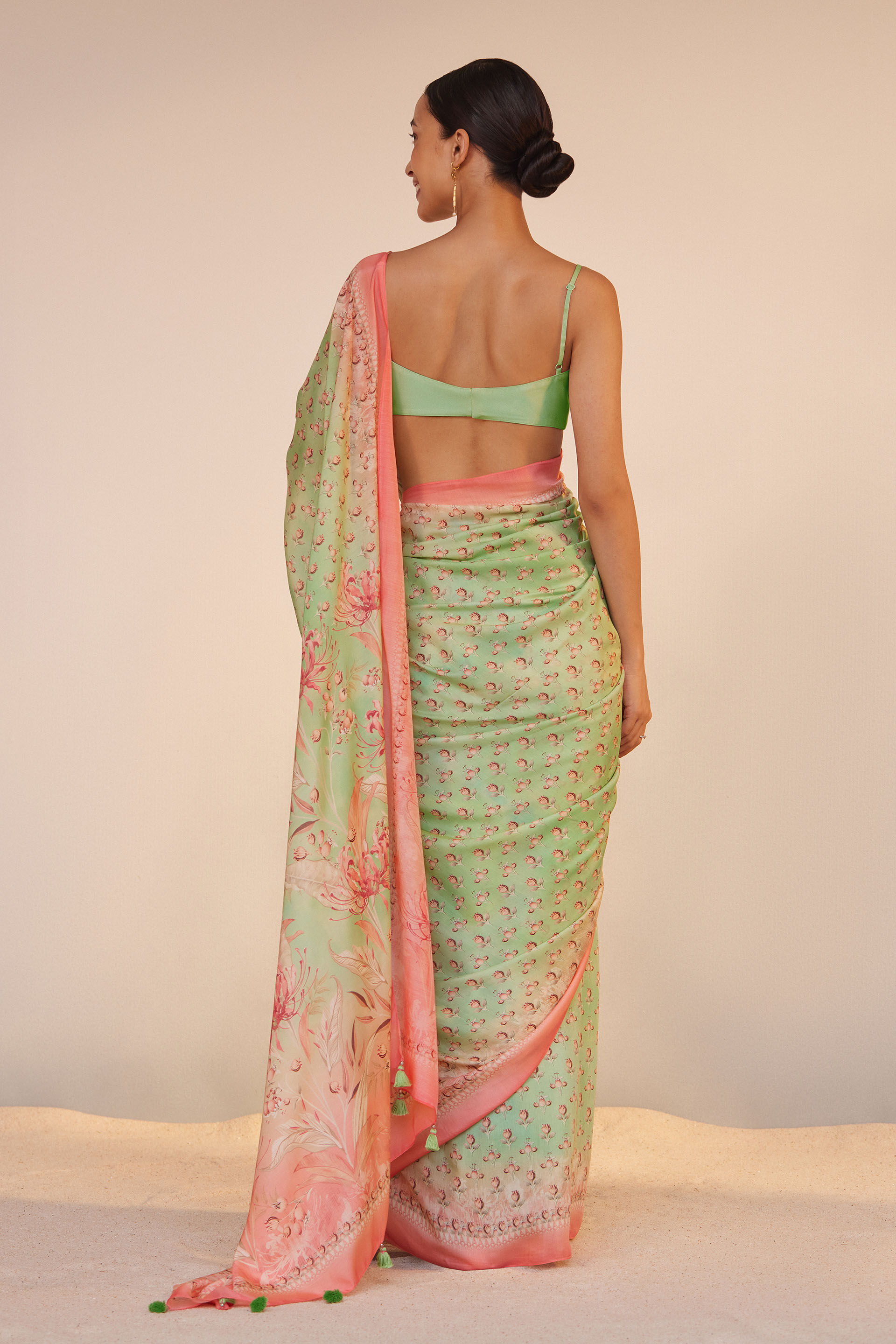 Shyla Saree, Sage, image 3