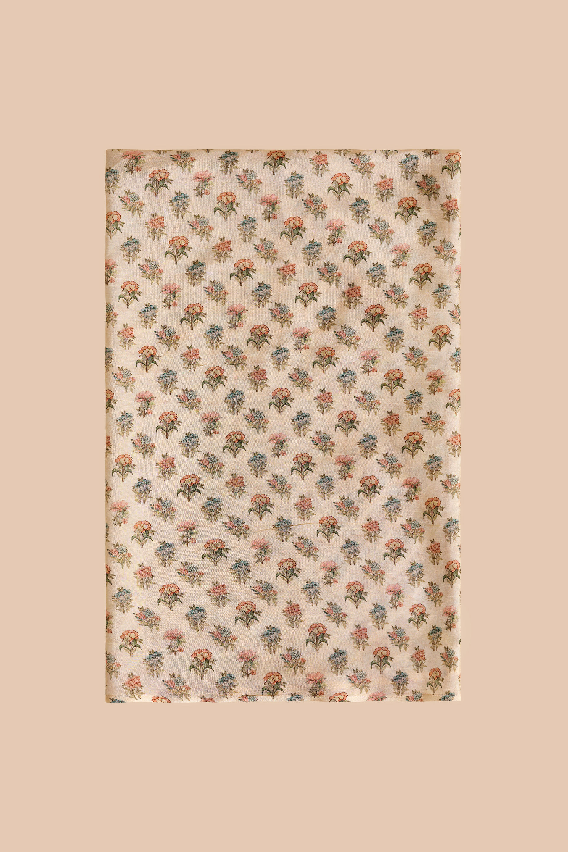 Liana Printed Silk Saree - Ivory, Ivory, image 9