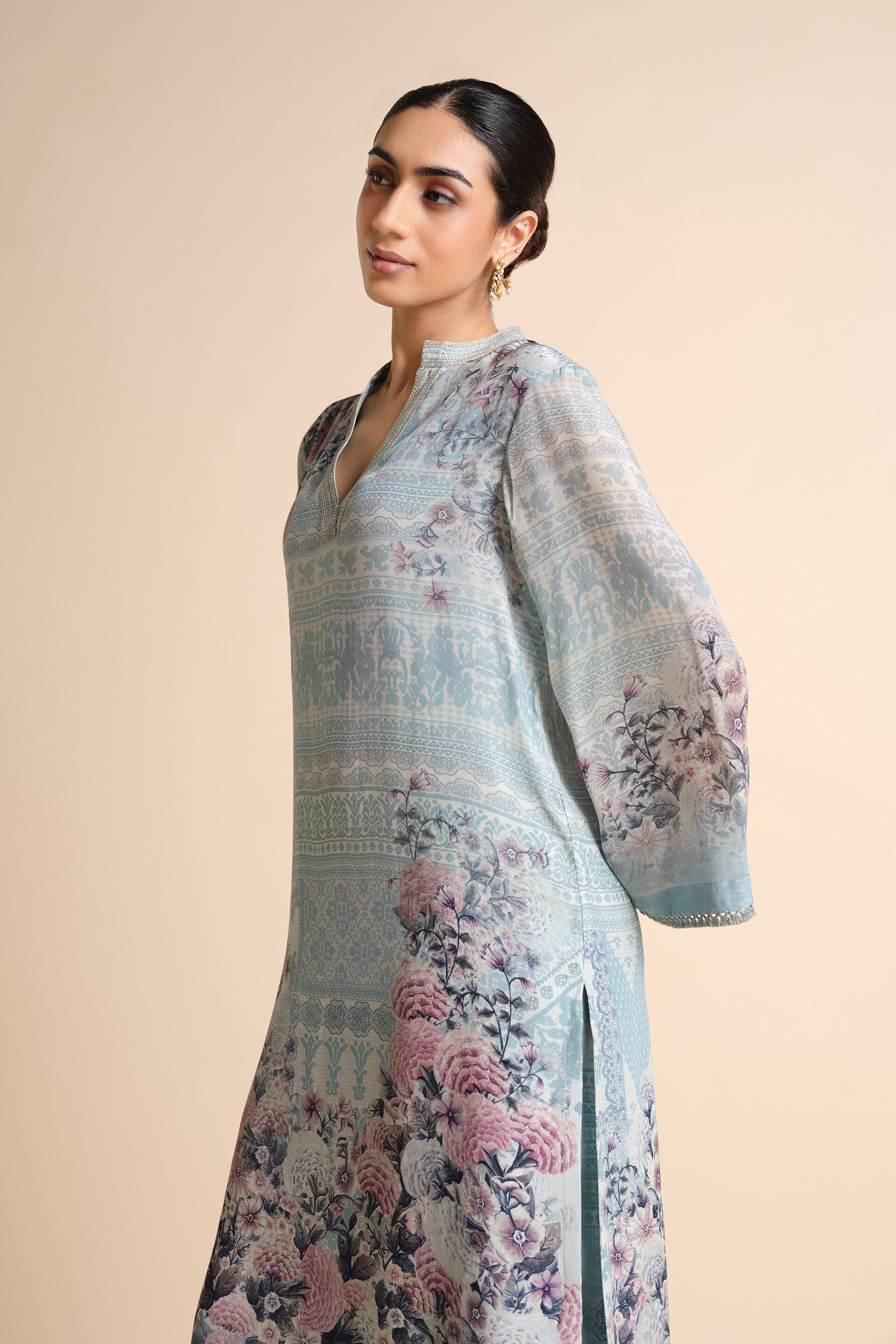 Vanisa Kurta Set - Powder Blue, Powder Blue, image 5