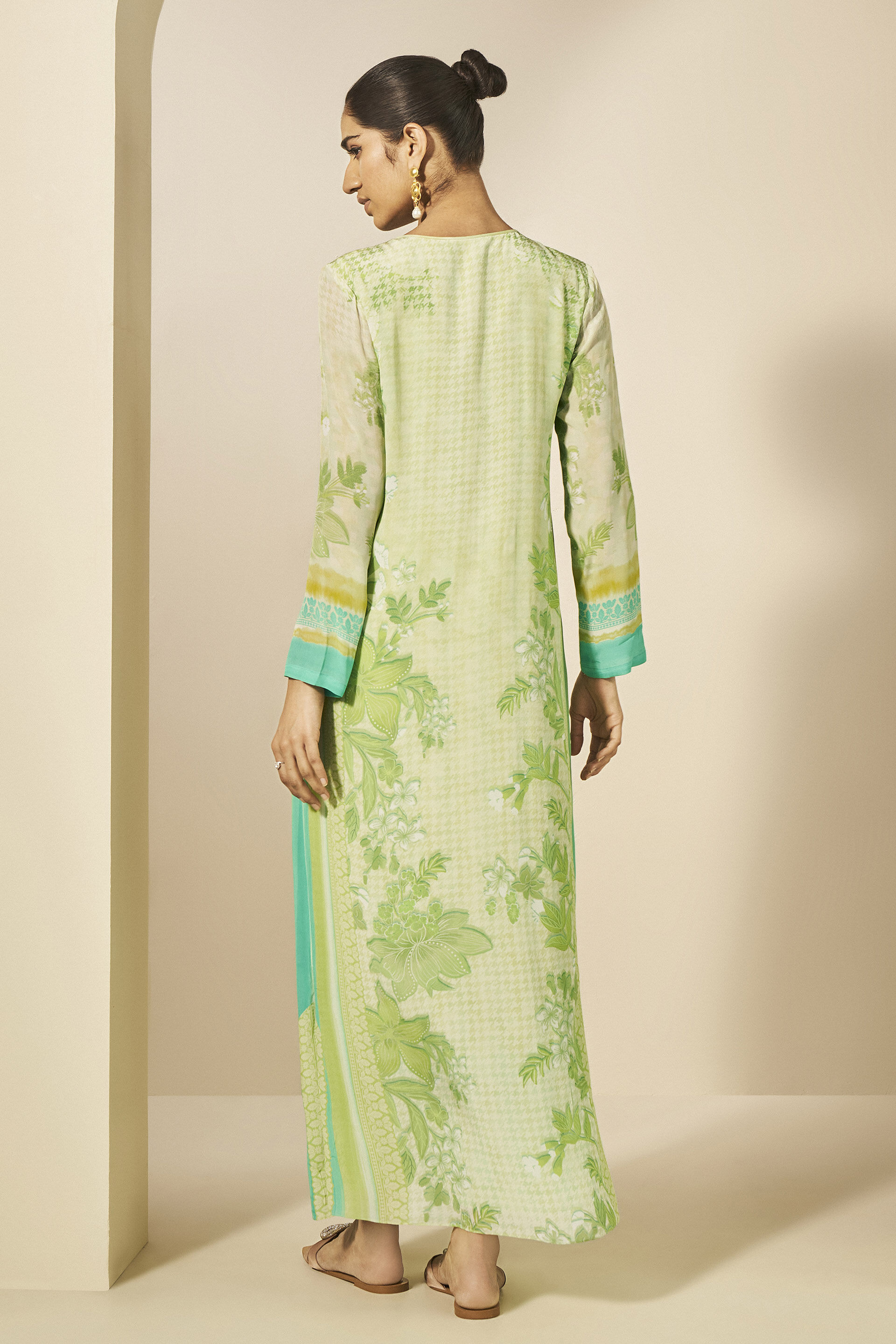 Mongo Kaftan - Lime, Lime, image 3