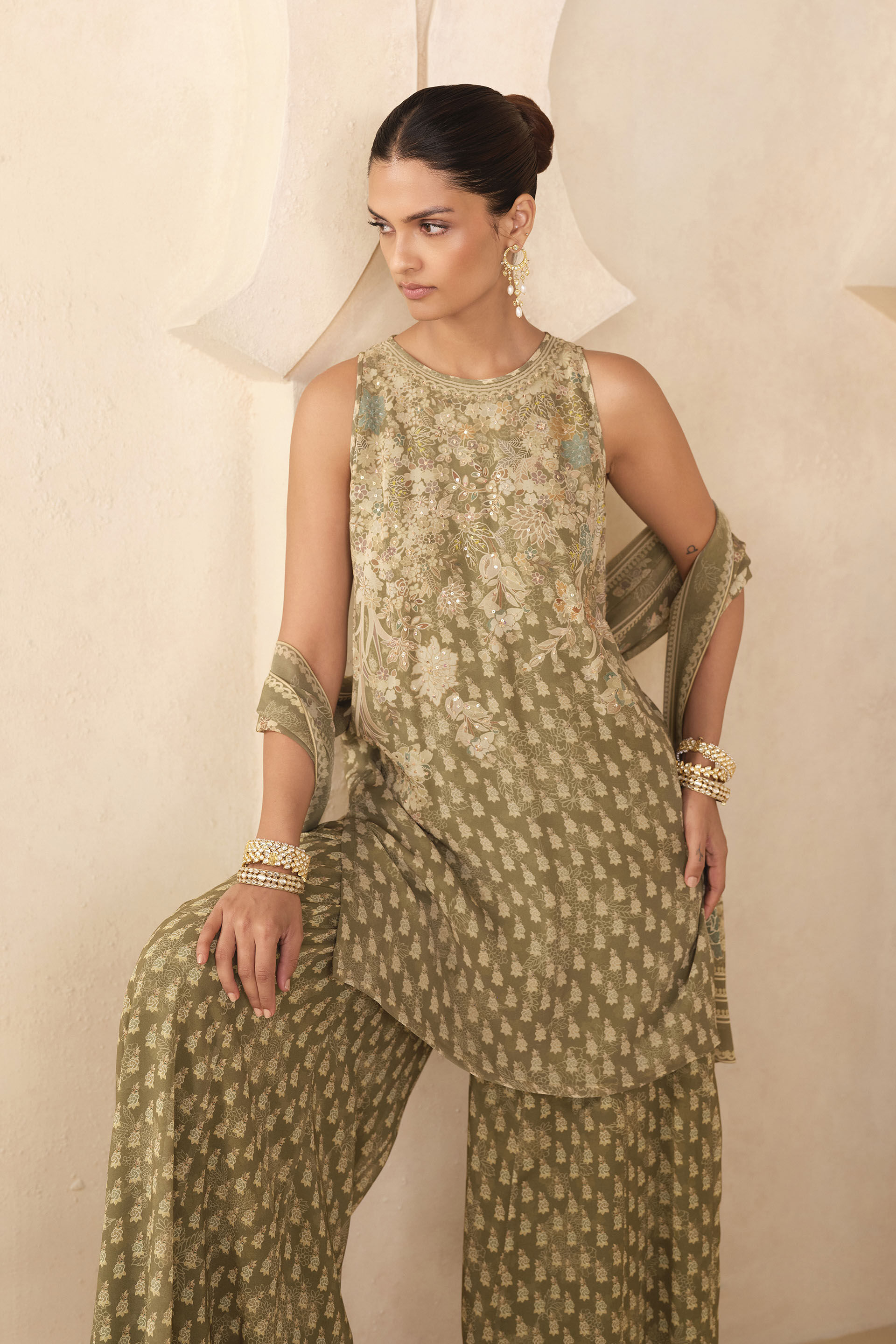 Anisa Suit Set - Sage, Sage, image 4