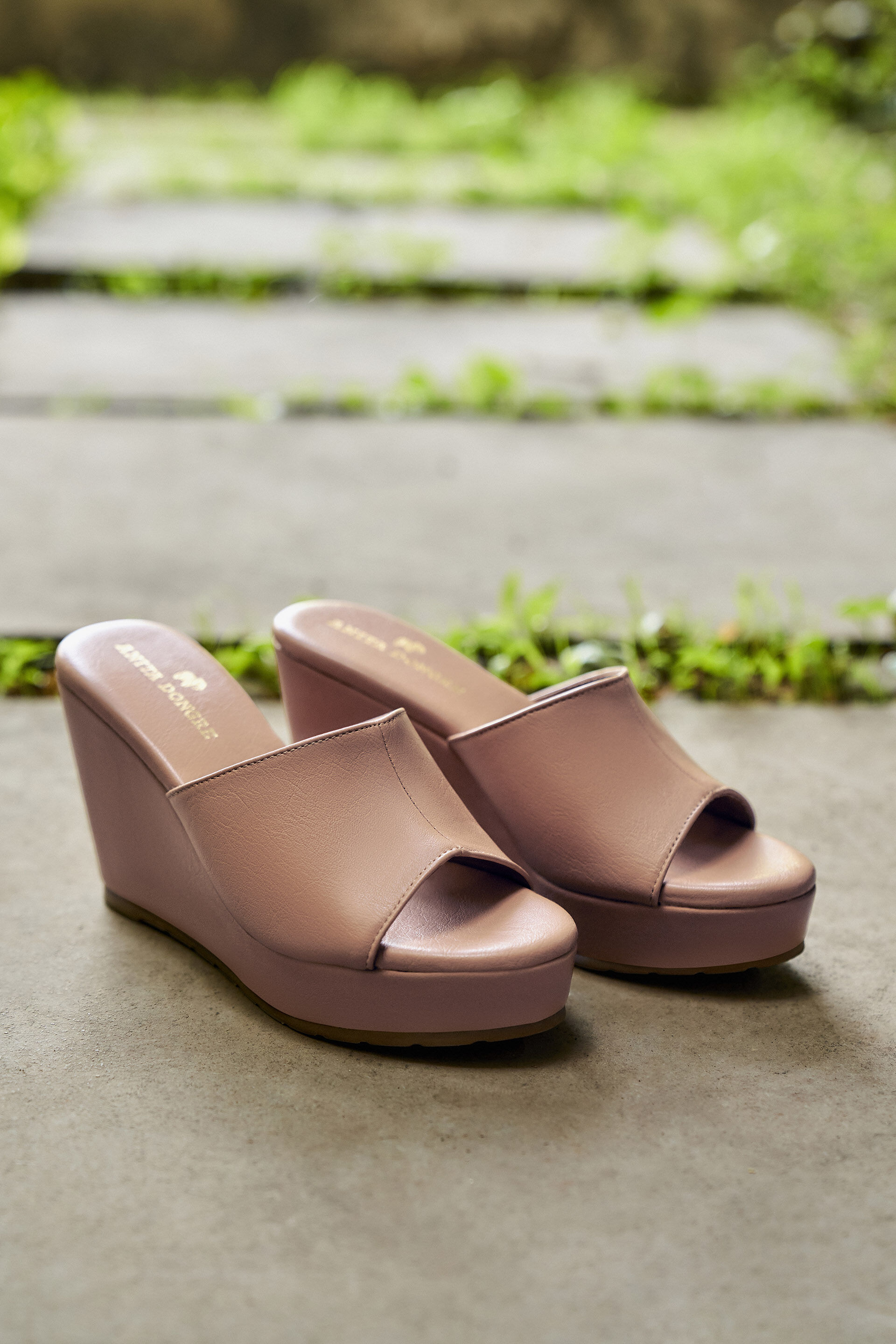Tan wedges best sale women
