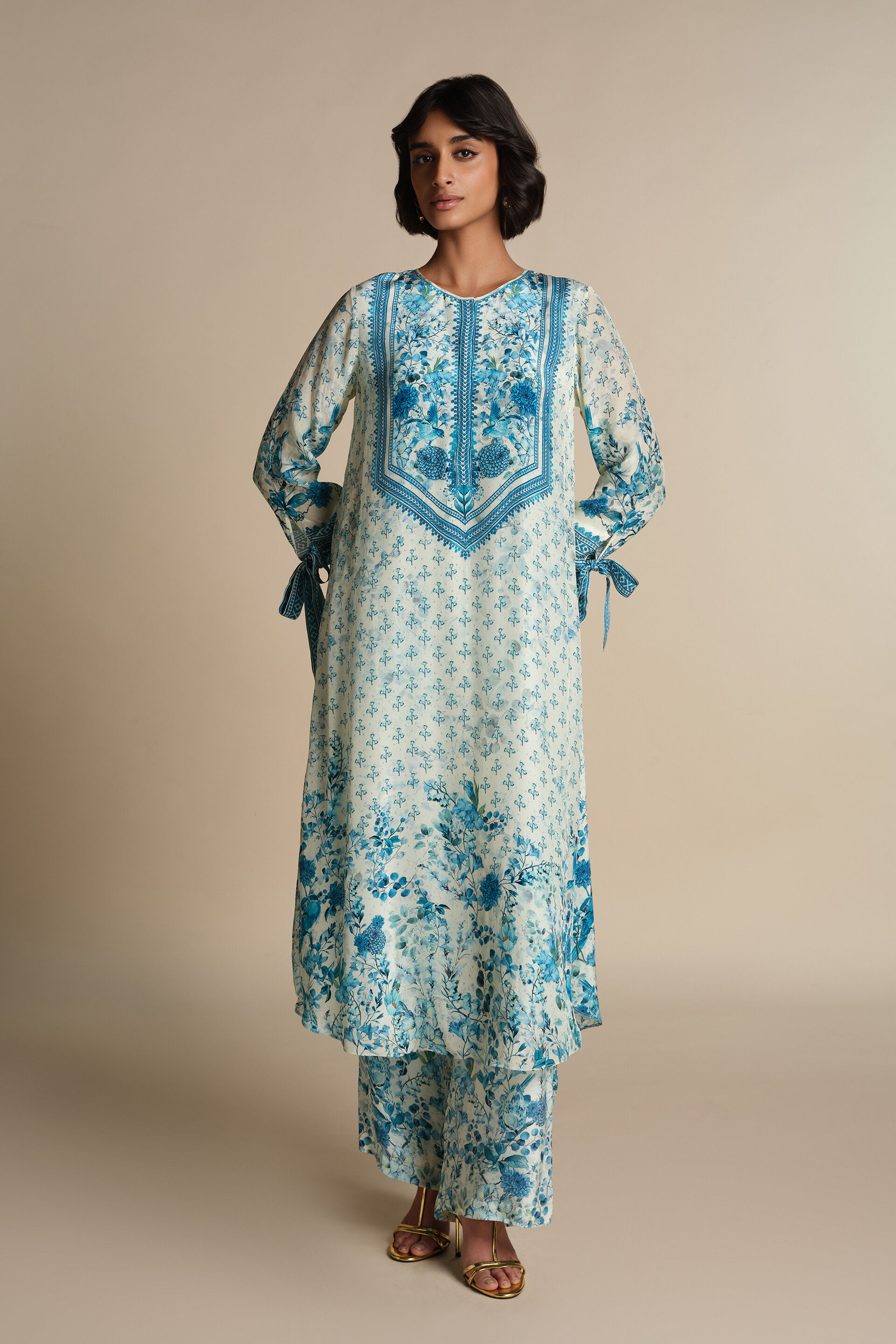 Twila Kurta Set  - White