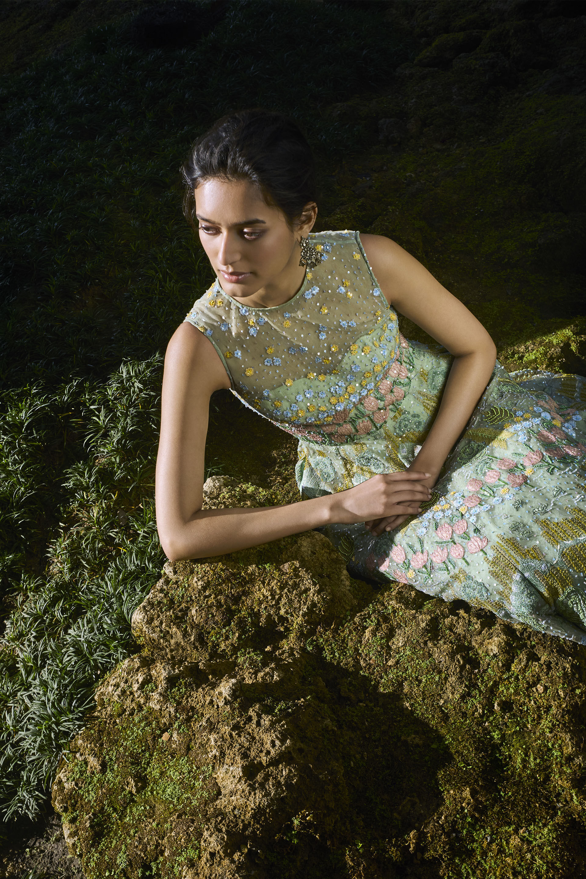 Lakeforest Embroidered Dress - Sage, Sage, image 6