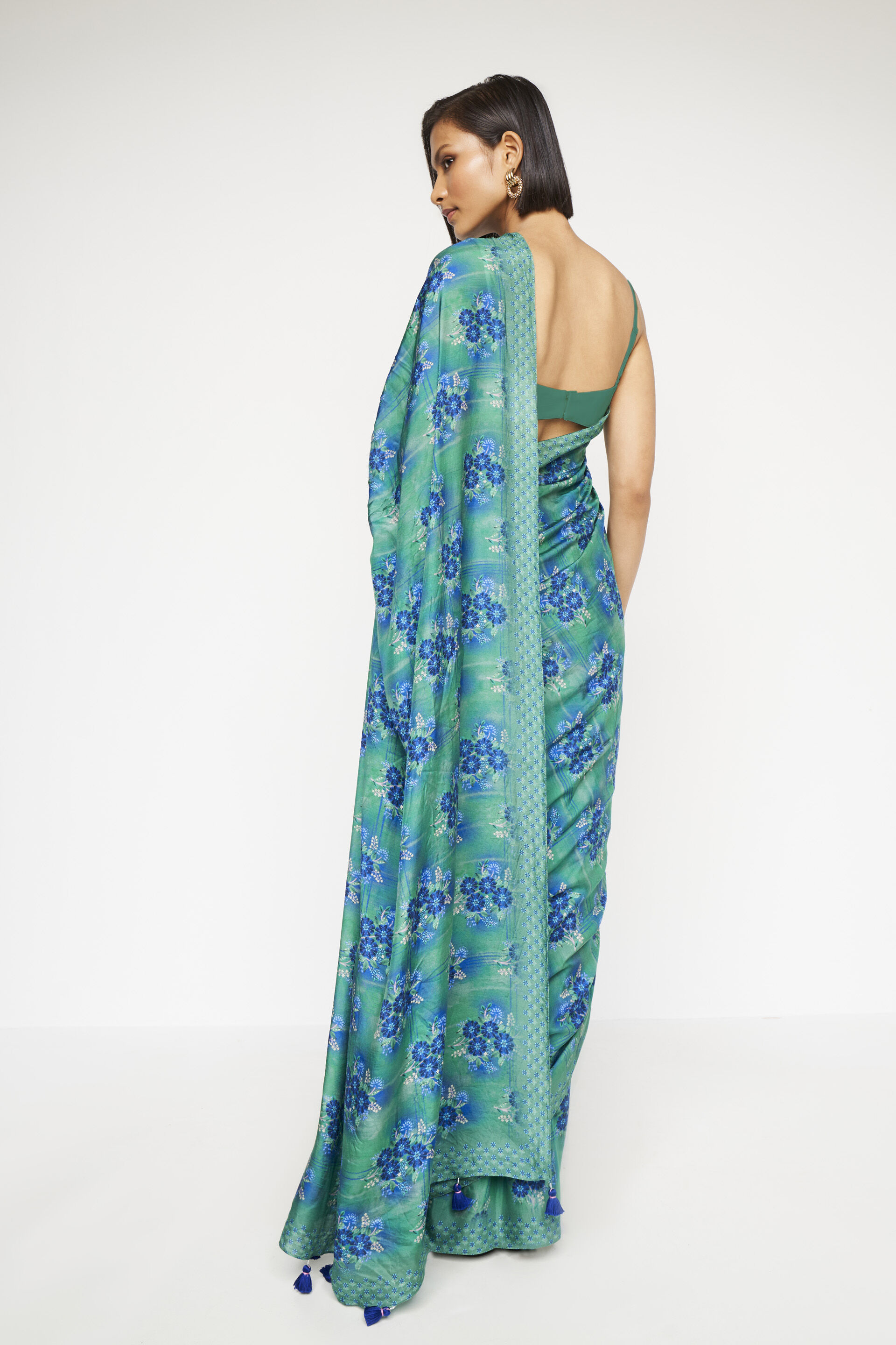 Francesca Saree - Green, Green, image 3