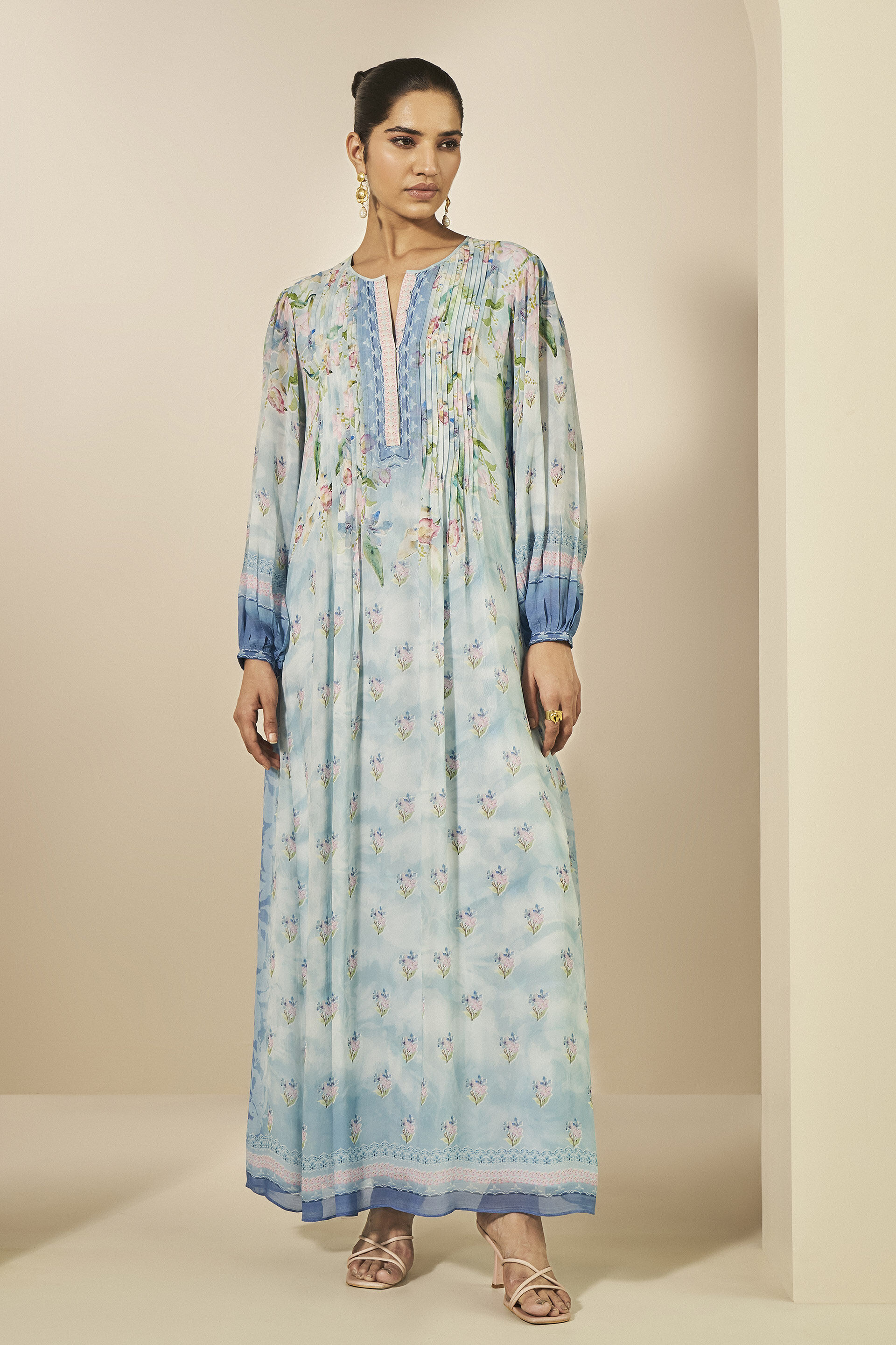 Dayflower Kaftan - Blue