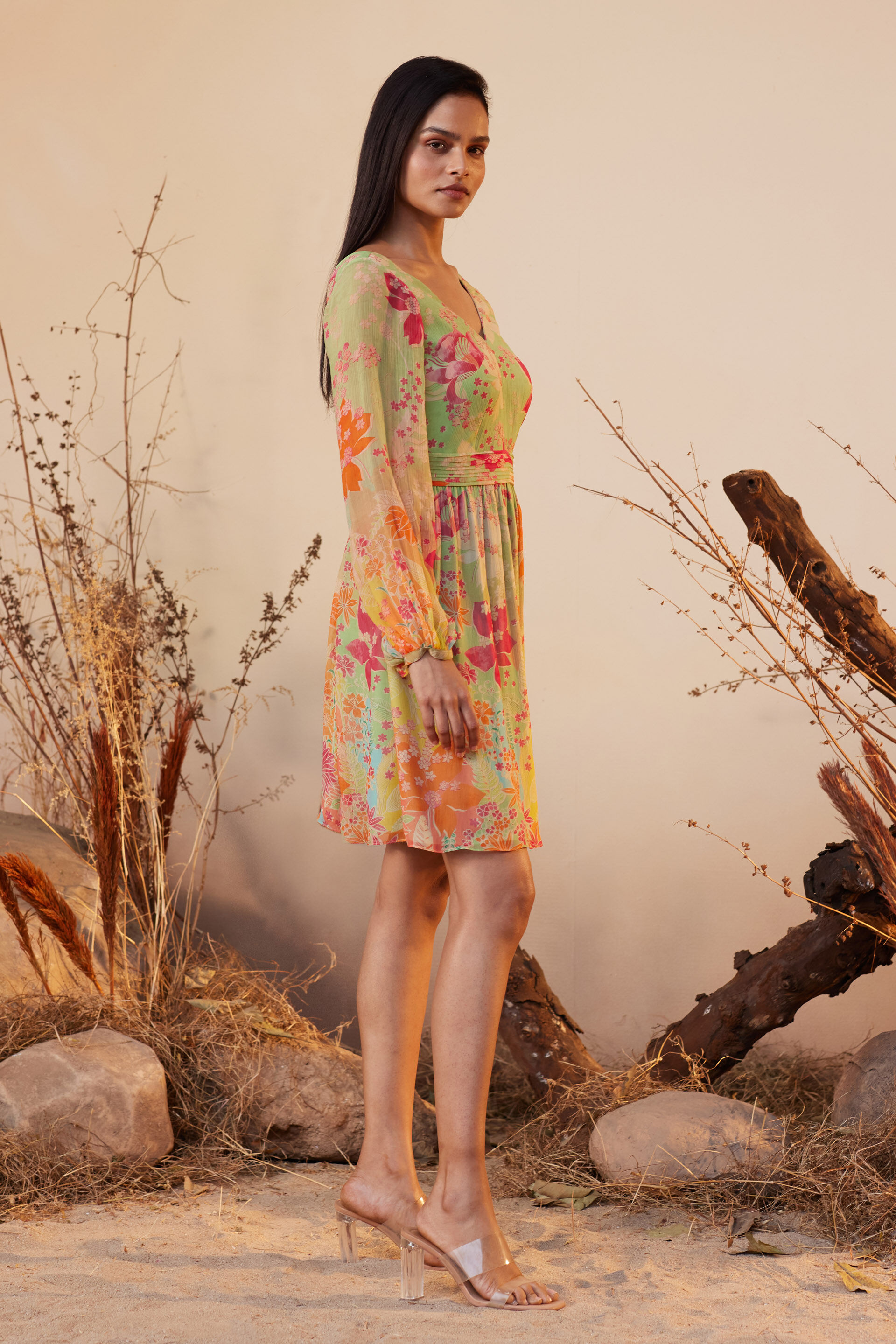 Juliette Dress - Lime, Lime, image 5