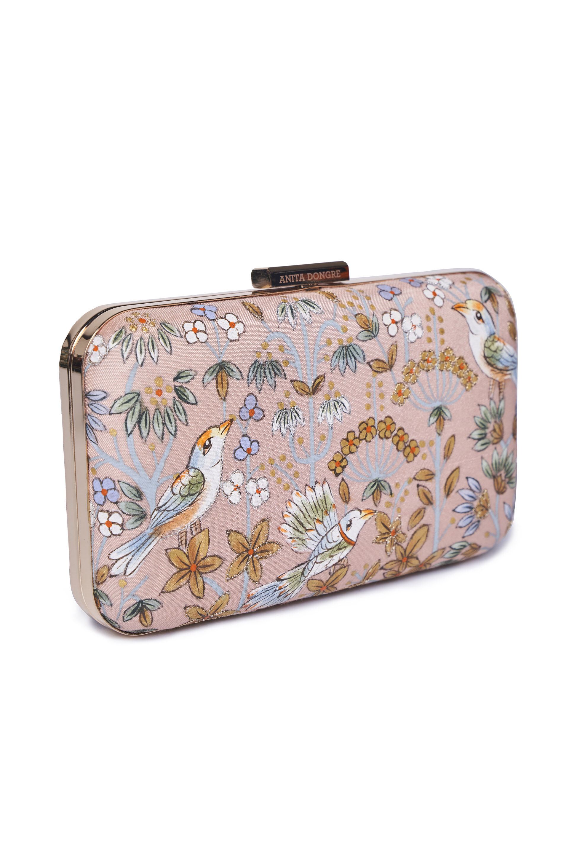 Pichhwai Clutch - Flamingo Pink, Blush, image 6