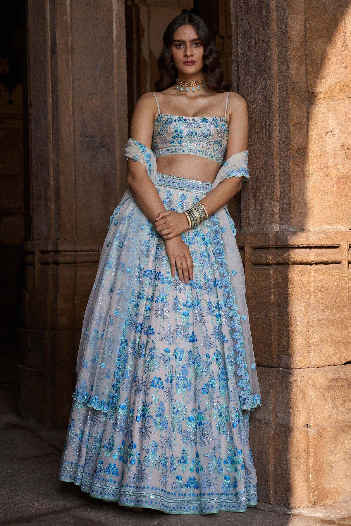 Strapless lehenga outlet