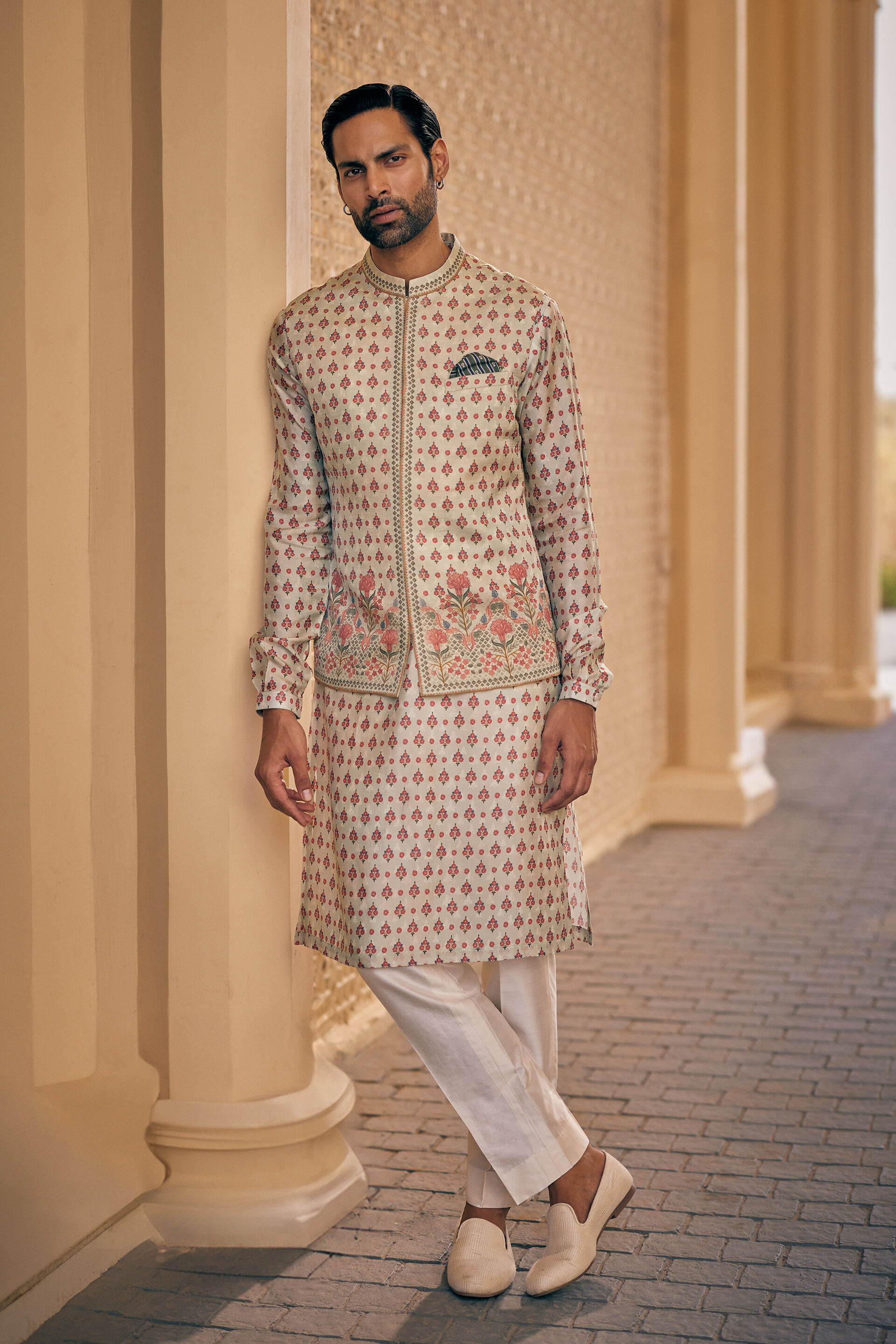 Arit Nehru Jacket - Sage, Sage, image 1