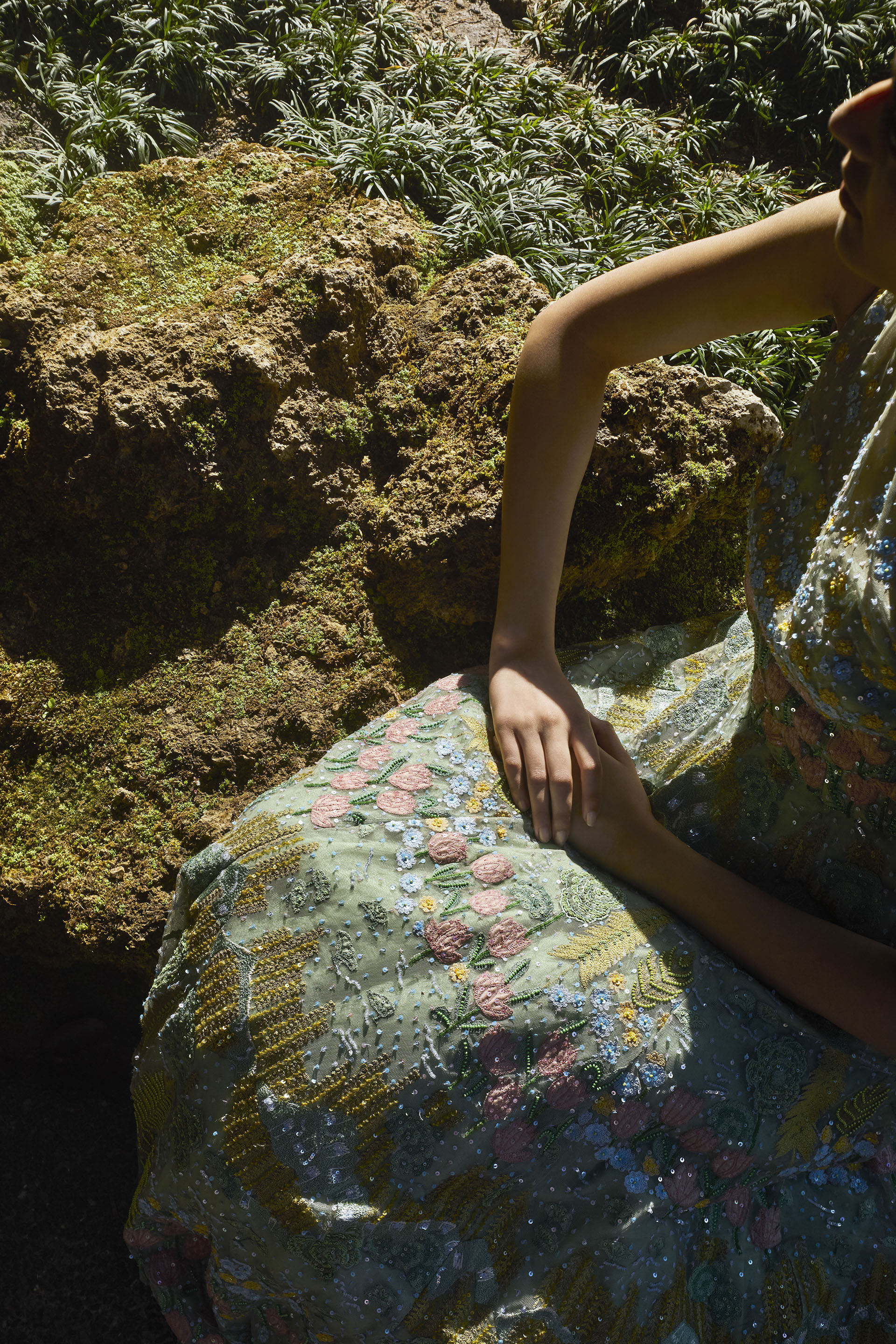 Lakeforest Embroidered Dress - Sage, Sage, image 9