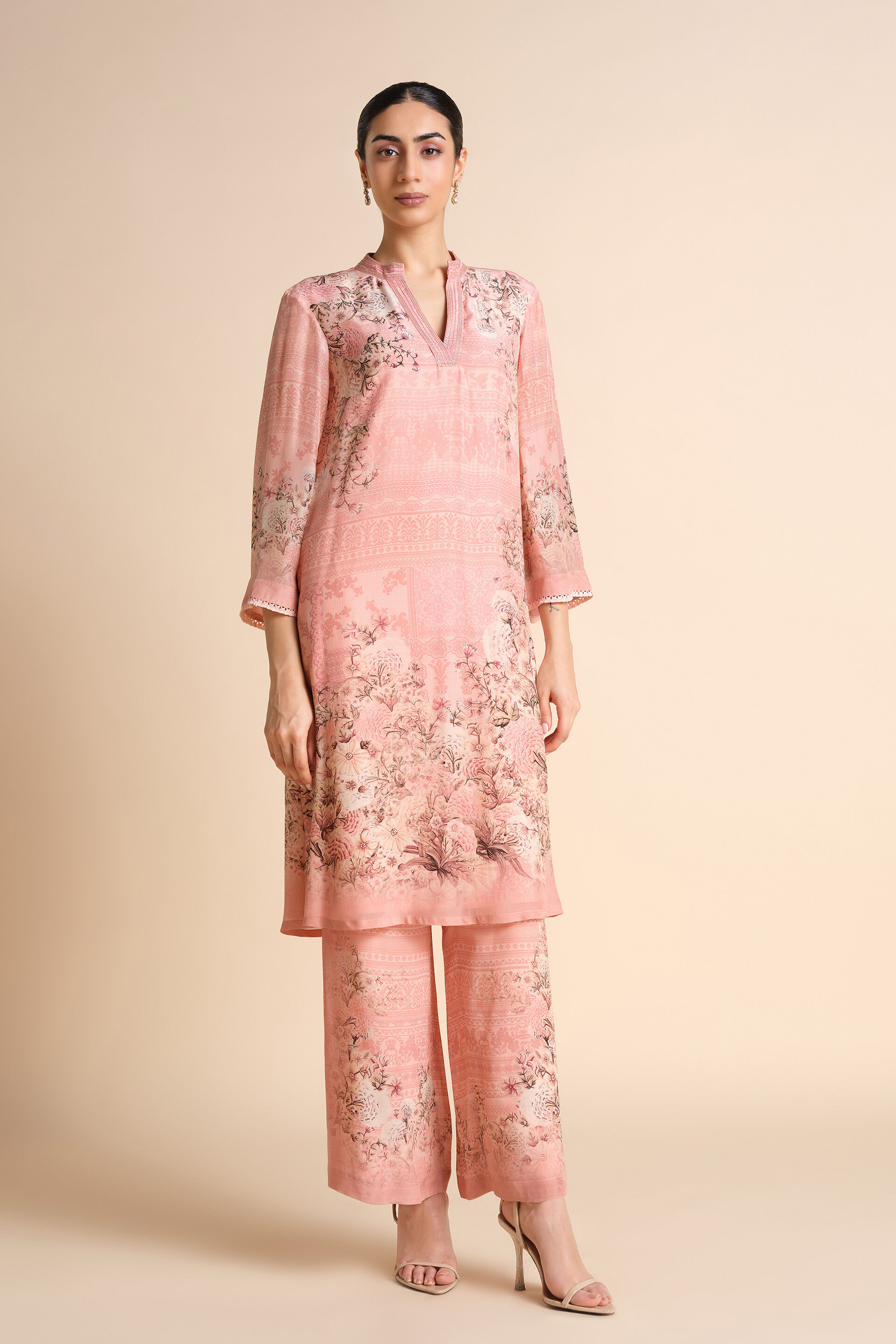 Vanisa Kurta Set - Blush, Blush, image 1