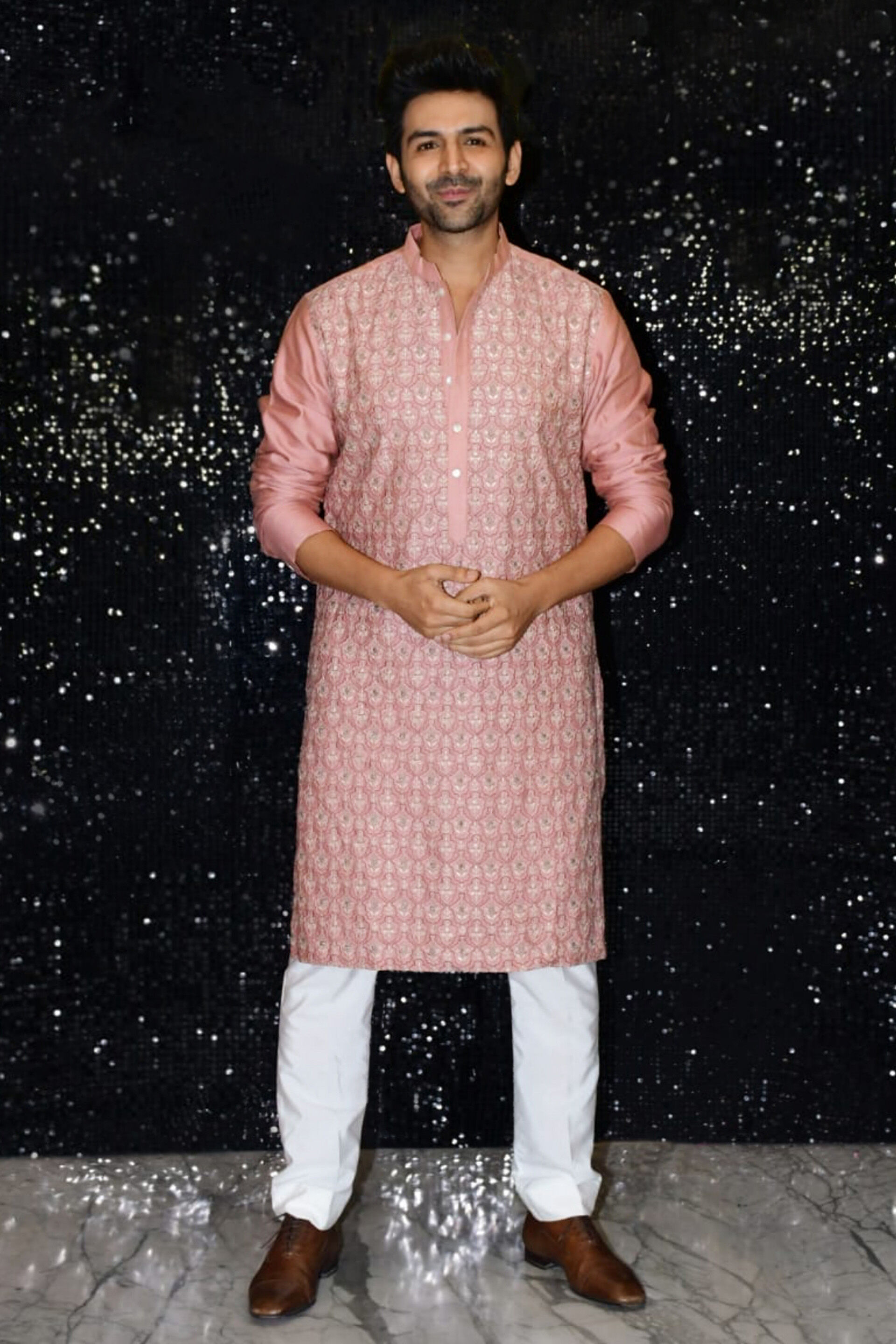 Amil Kurta- Pink, , image 1