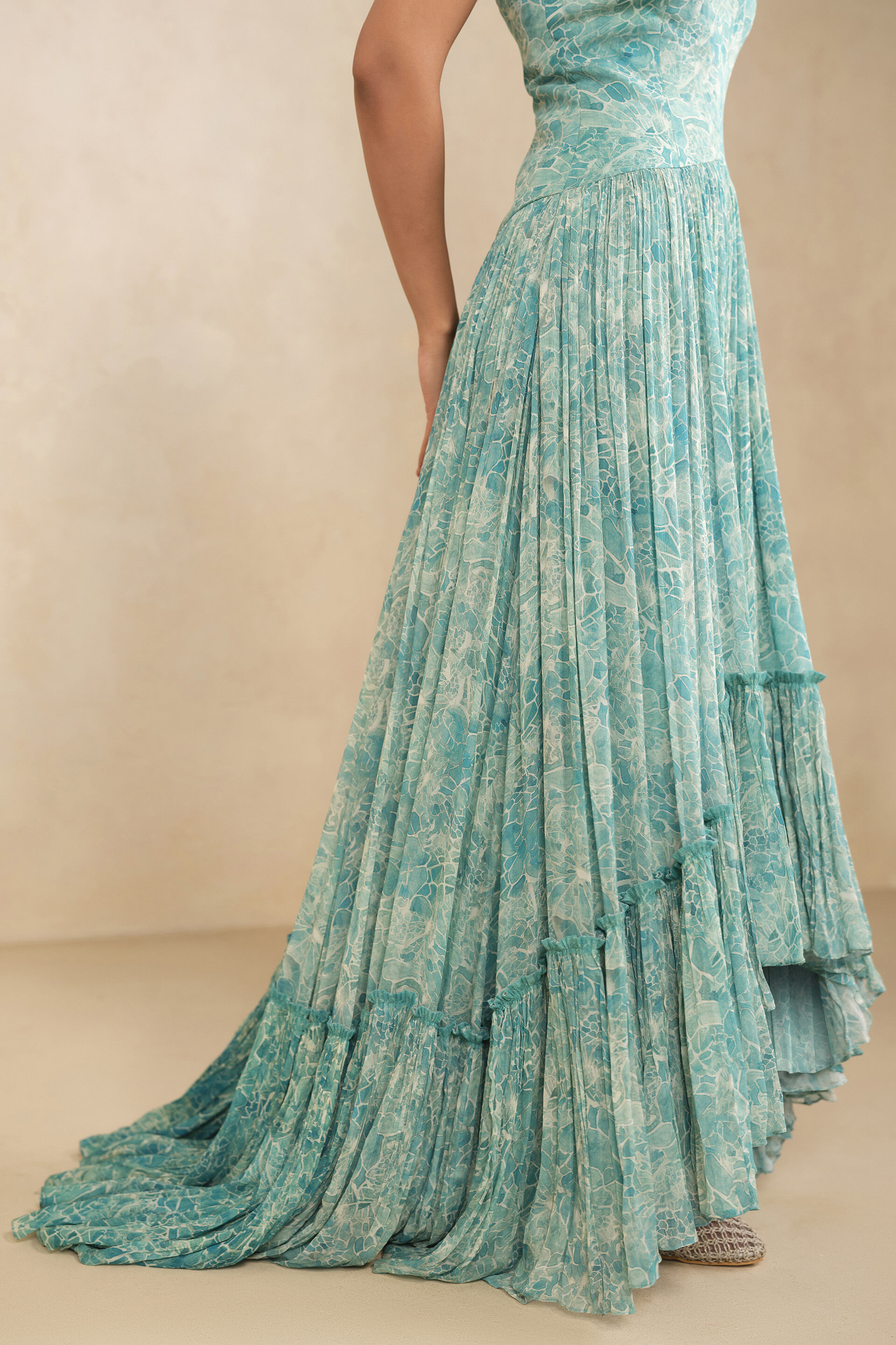 Mirou Bemberg Gown - Blue, Blue, image 5