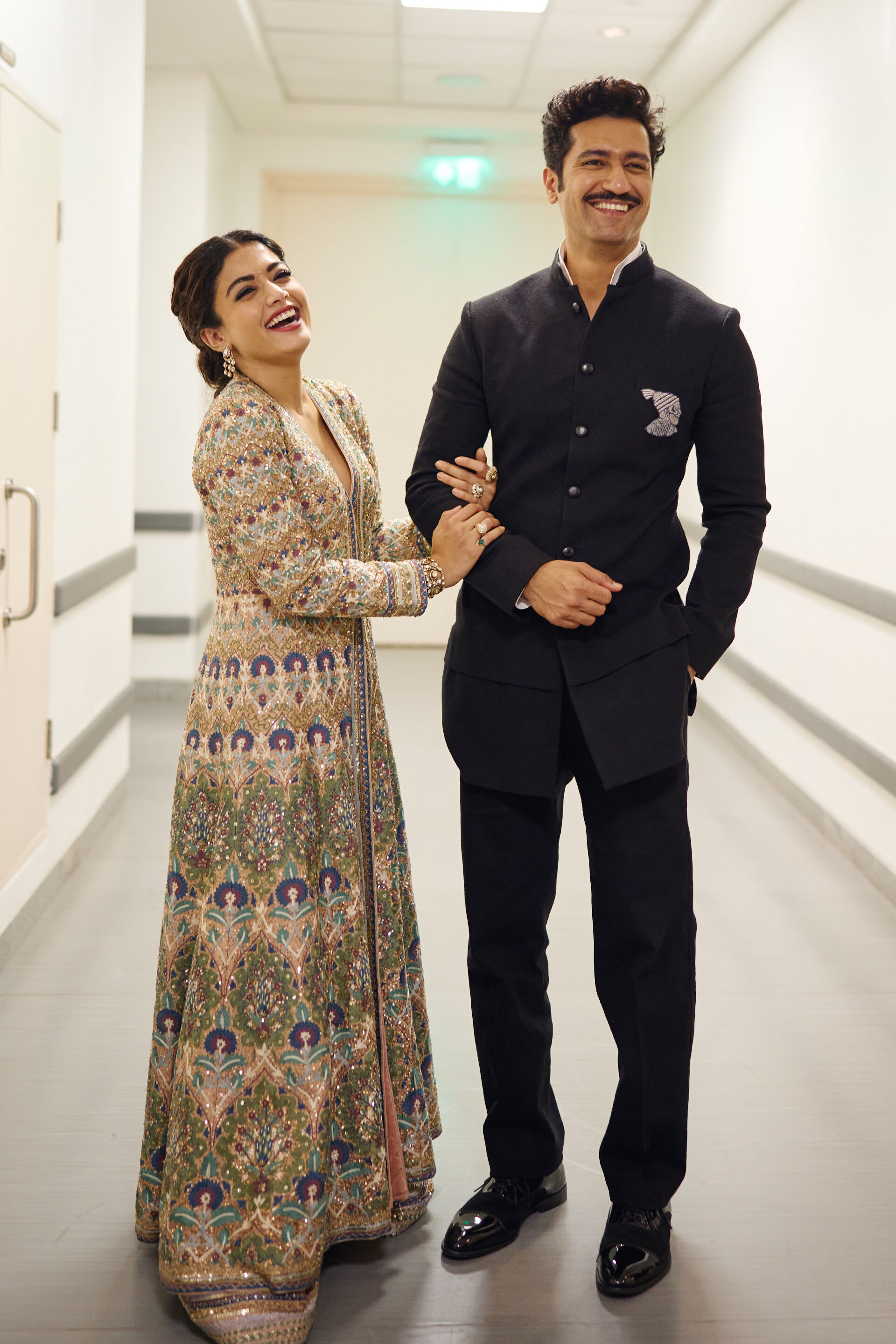 Krandasi Embroidered Zardozi Jacket Set - Blush, , image 4