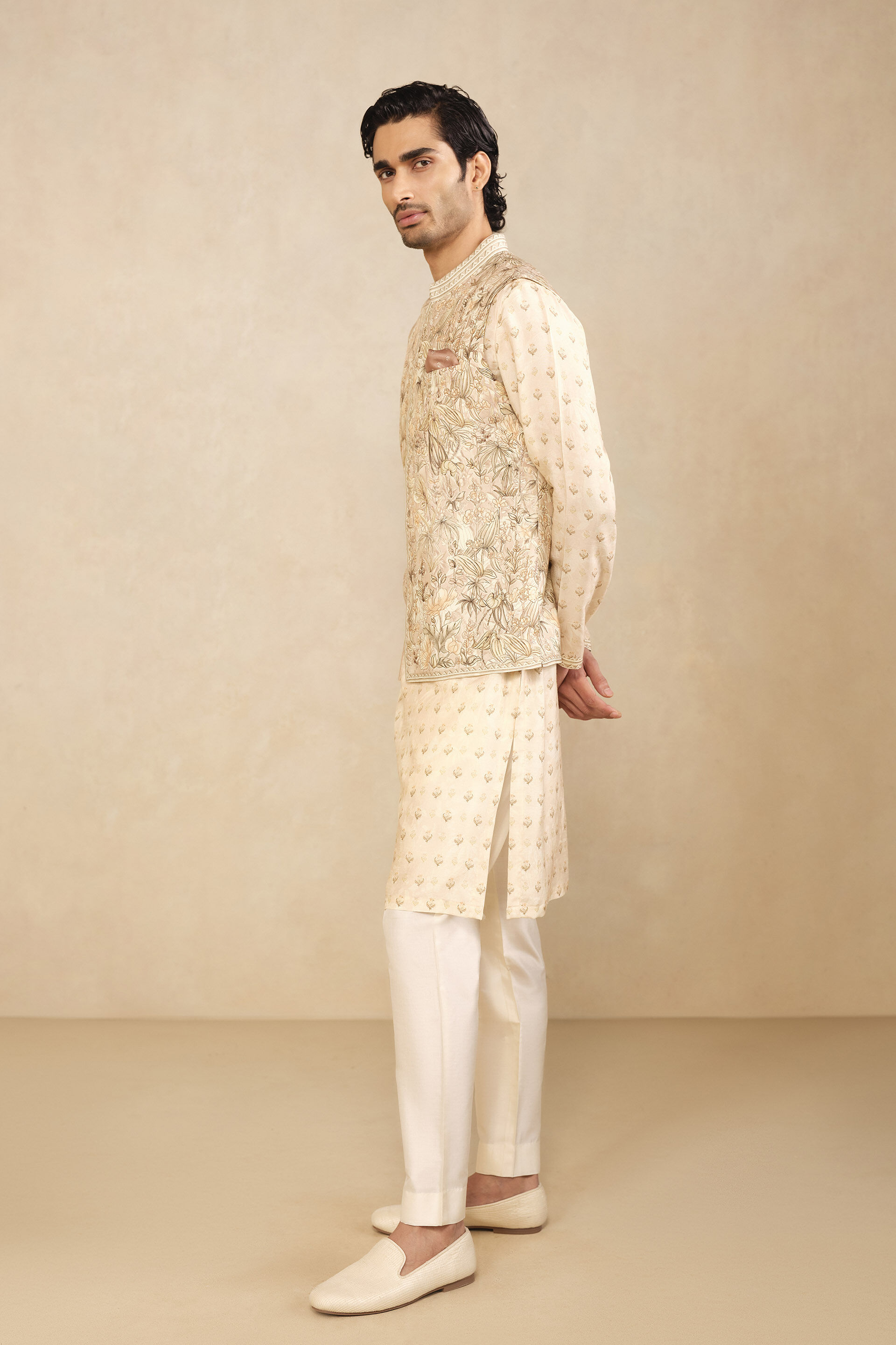 Abjit Nehru Jacket - Blush, Blush, image 3