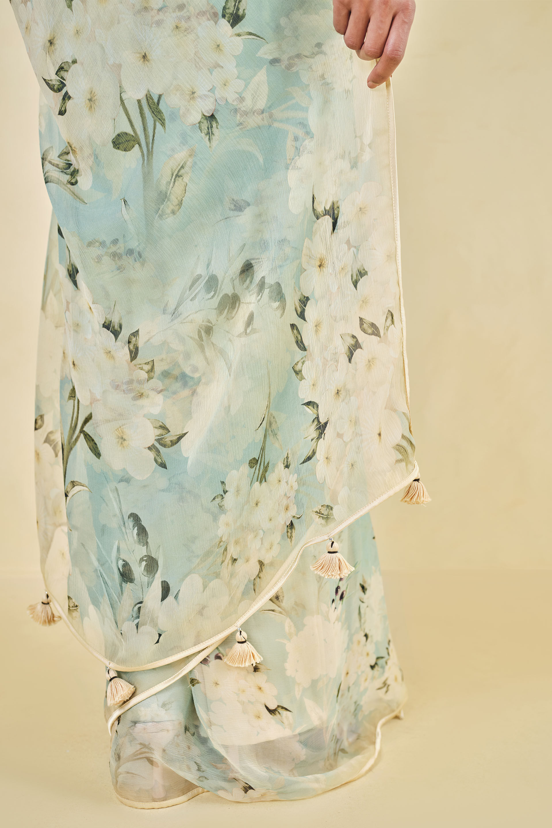 Nalorie Saree - Sage, Sage, image 6