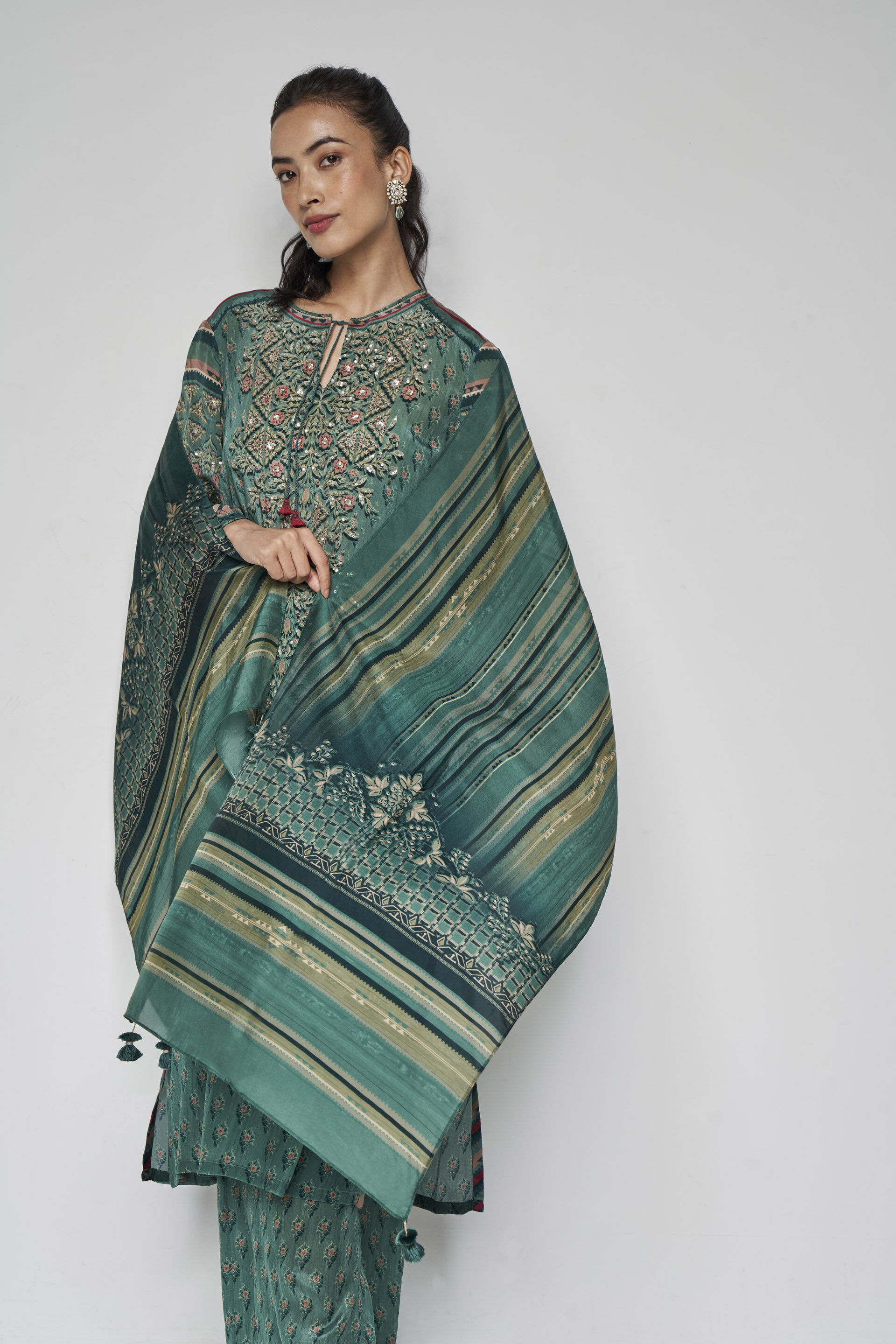Aiza Dupatta - Green
