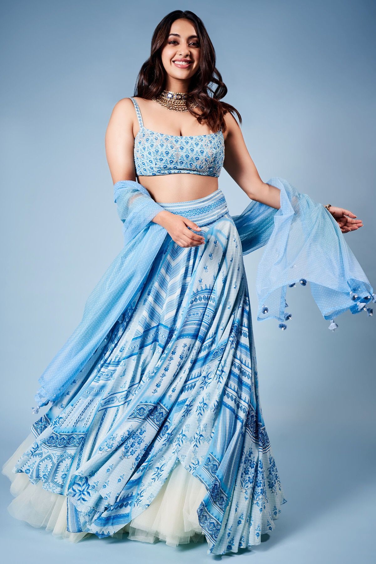 1 - The Terra Tropica Lehenga Set, image 1