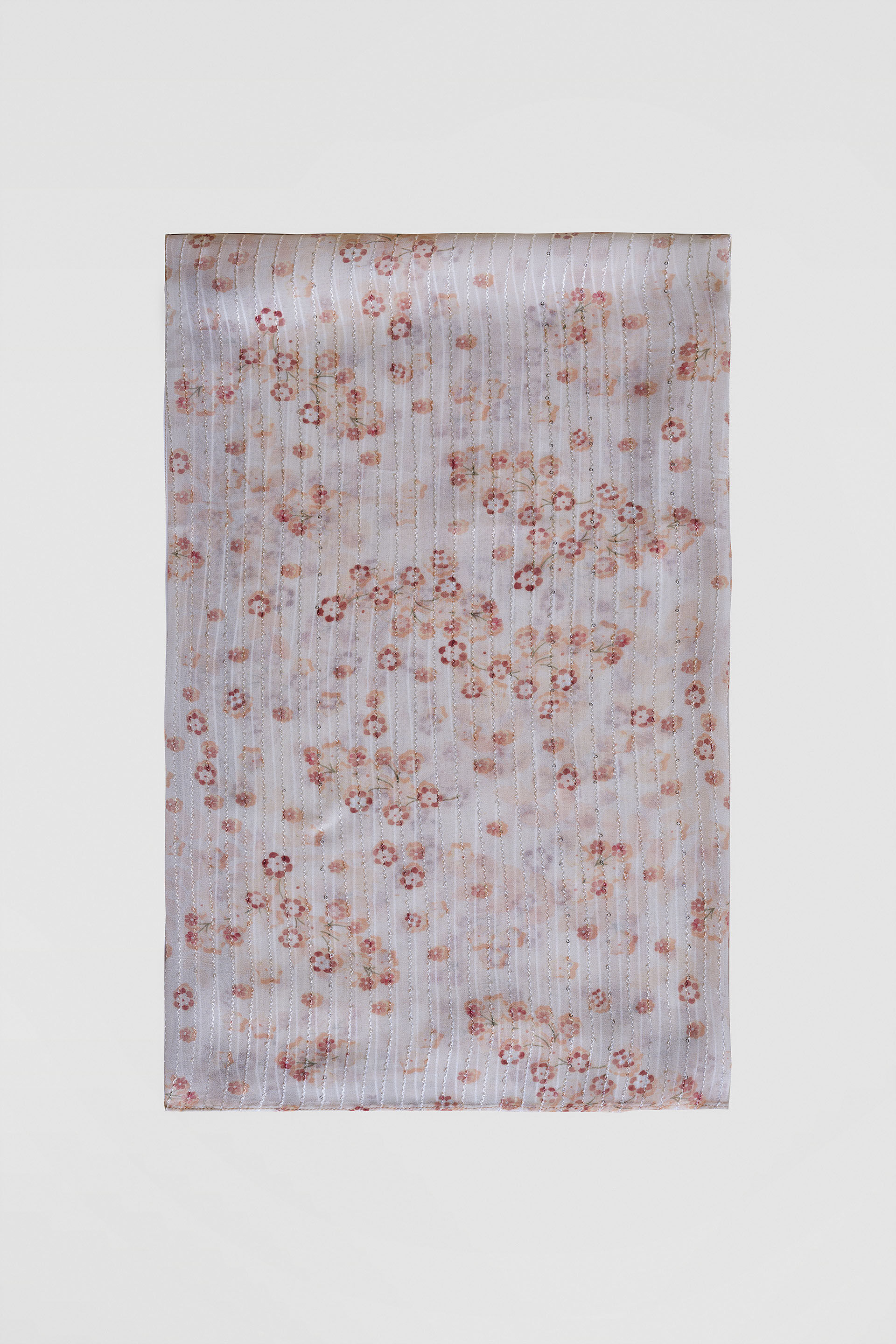 Calfuray Saree Set - Peach, Peach, image 8