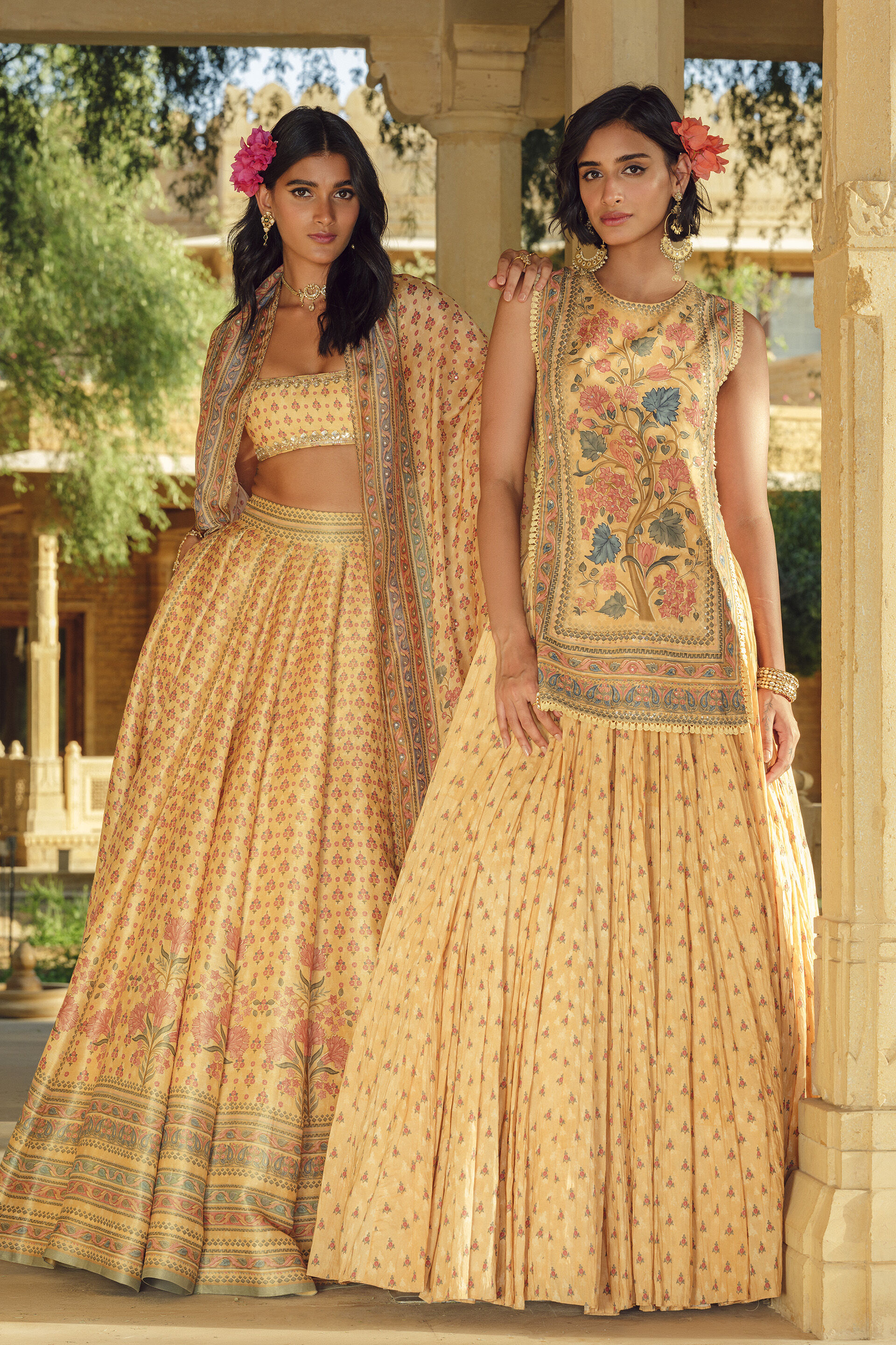 Azza Skirt Set - Yellow, Yellow, image 5