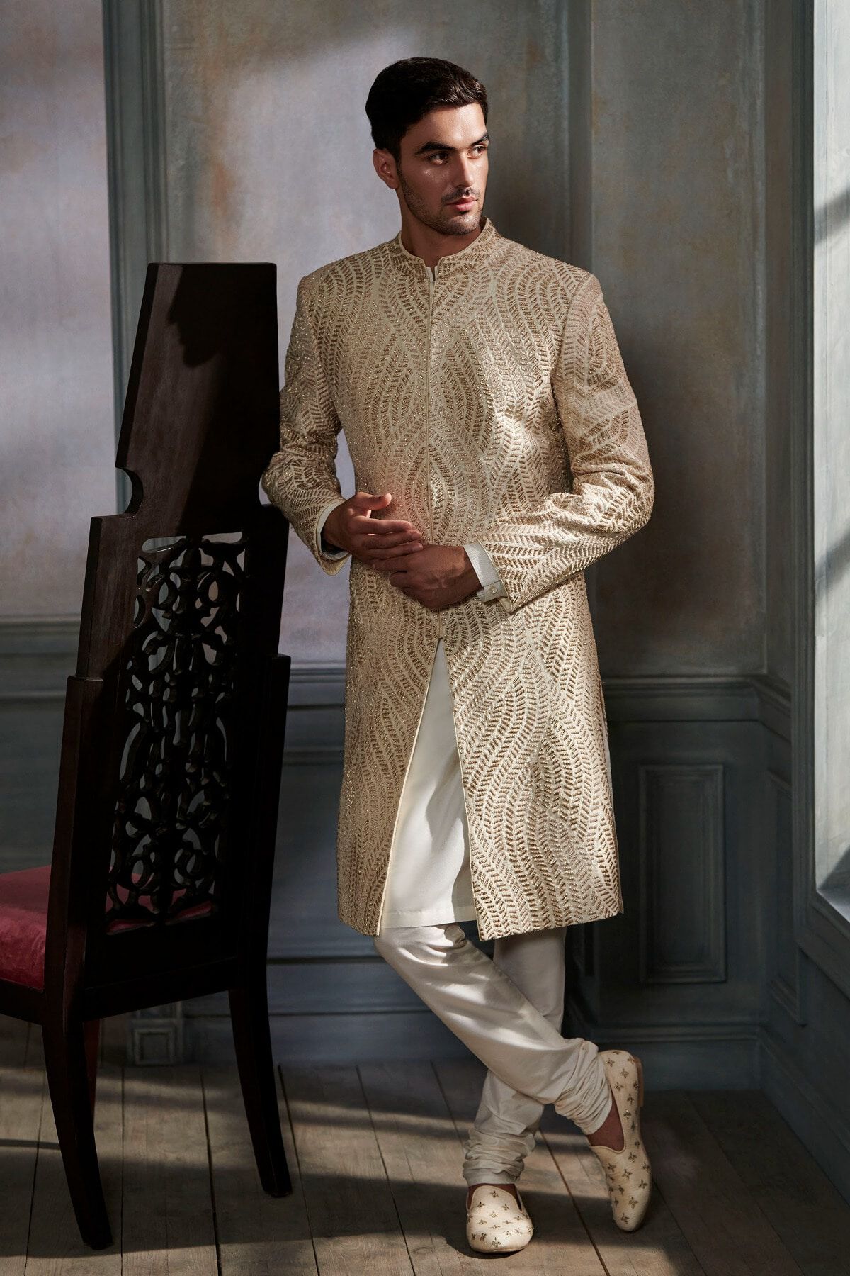 White sherwani shop