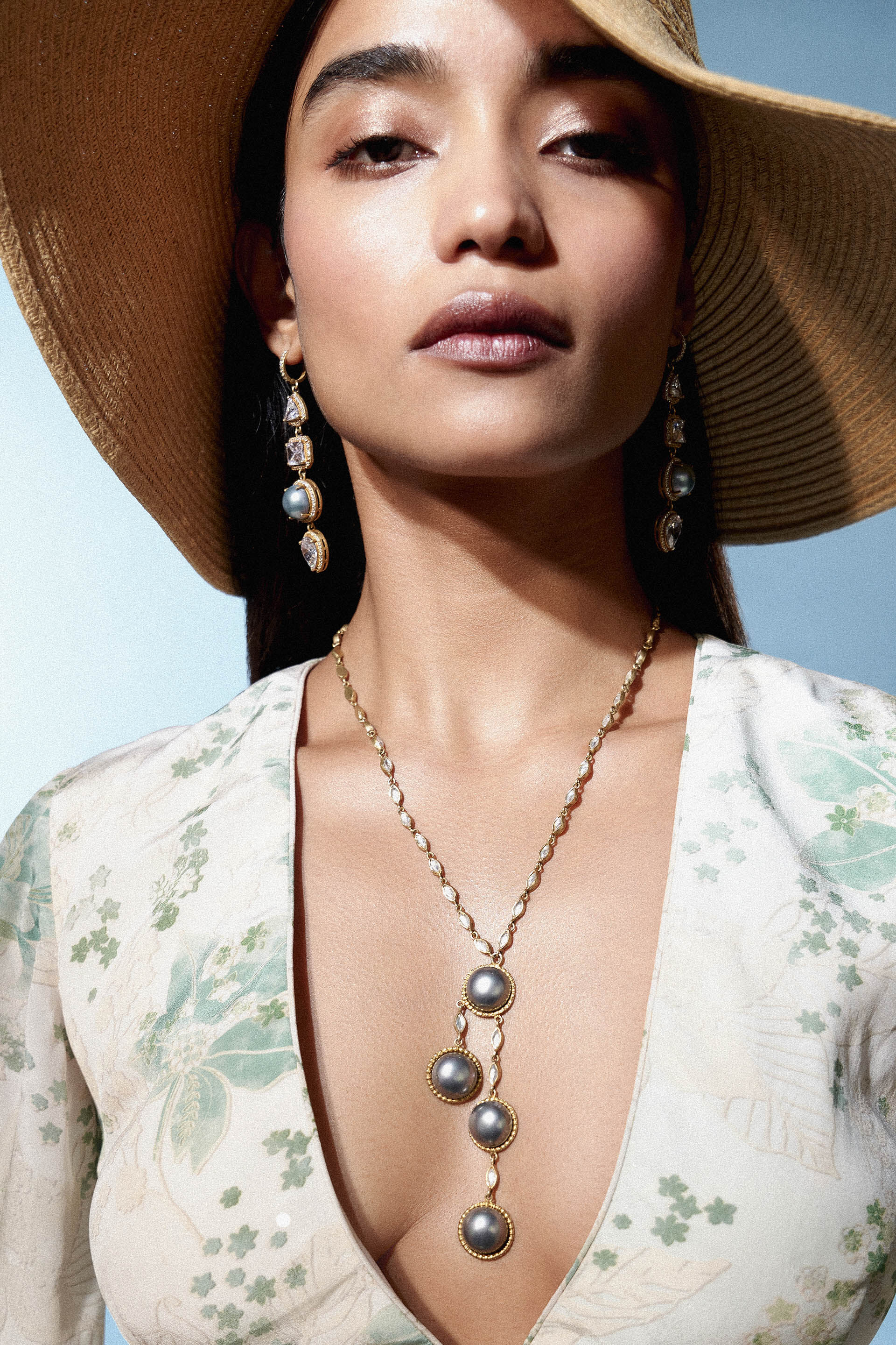 Shop Celadon High Low Necklace Online from Anita Dongre