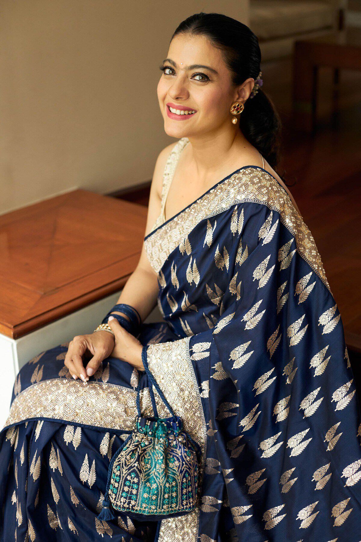 2 - Panita Benarasi Saree &ndash; Blue, image 2