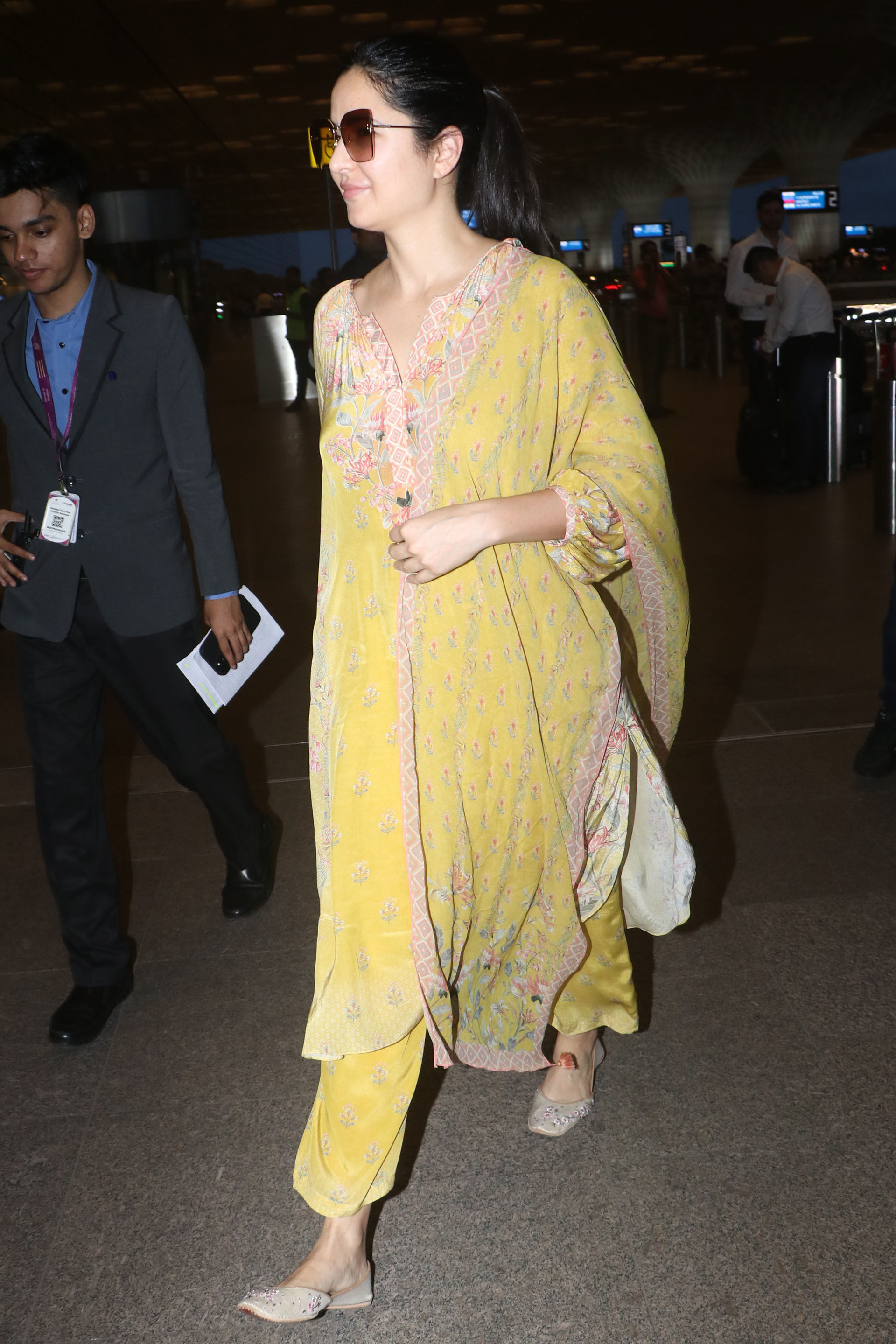 Nisho Kurta Set -Yellow, , image 2