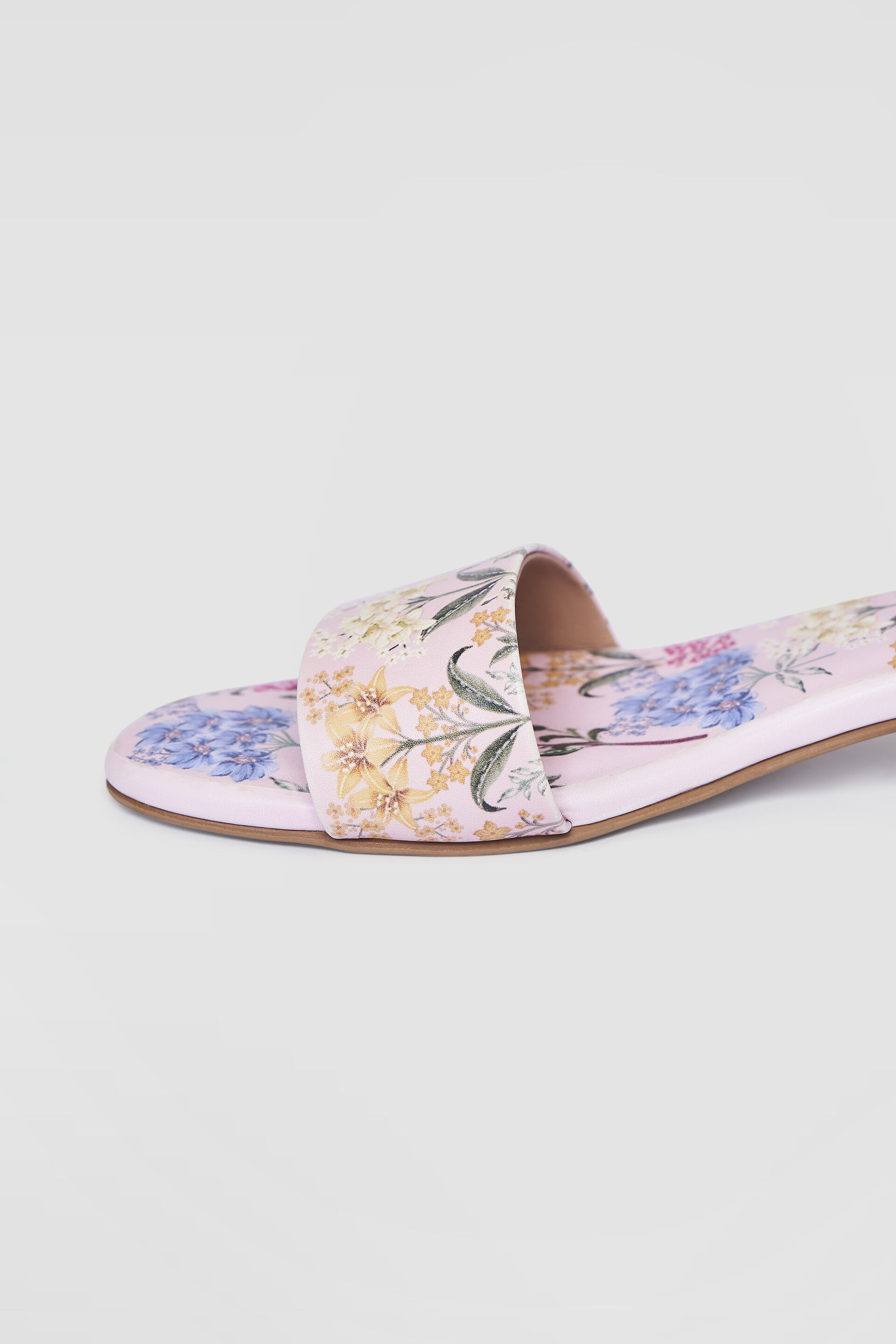 Summerbloom Sling Back Sliders - Blush, Blush, image 3