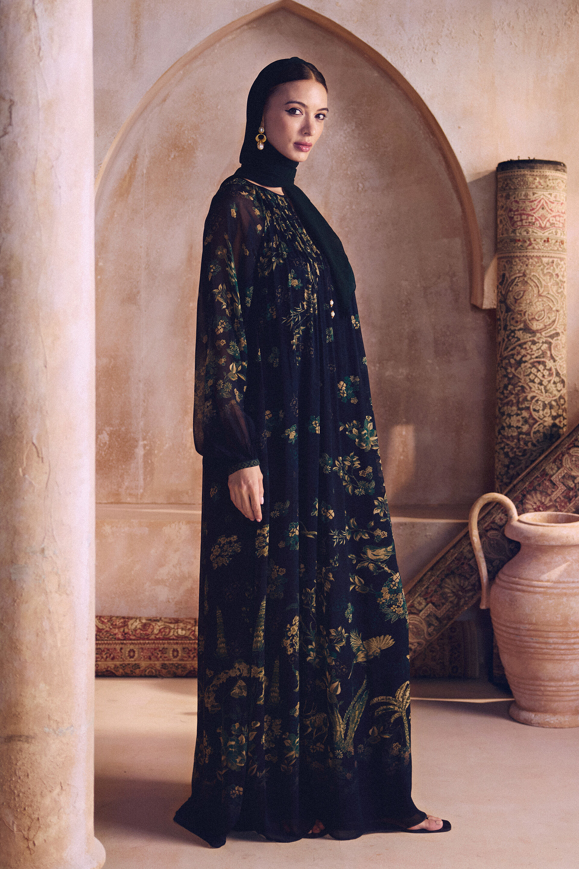 Shanza Kaftan - Navy, Navy, image 3