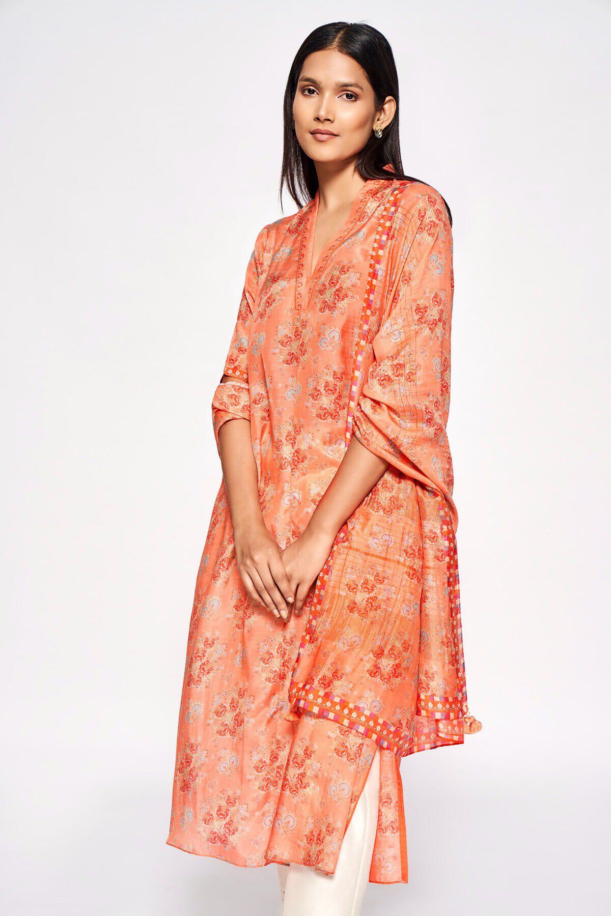 4 - Miran Stole &ndash; Orange, image 4