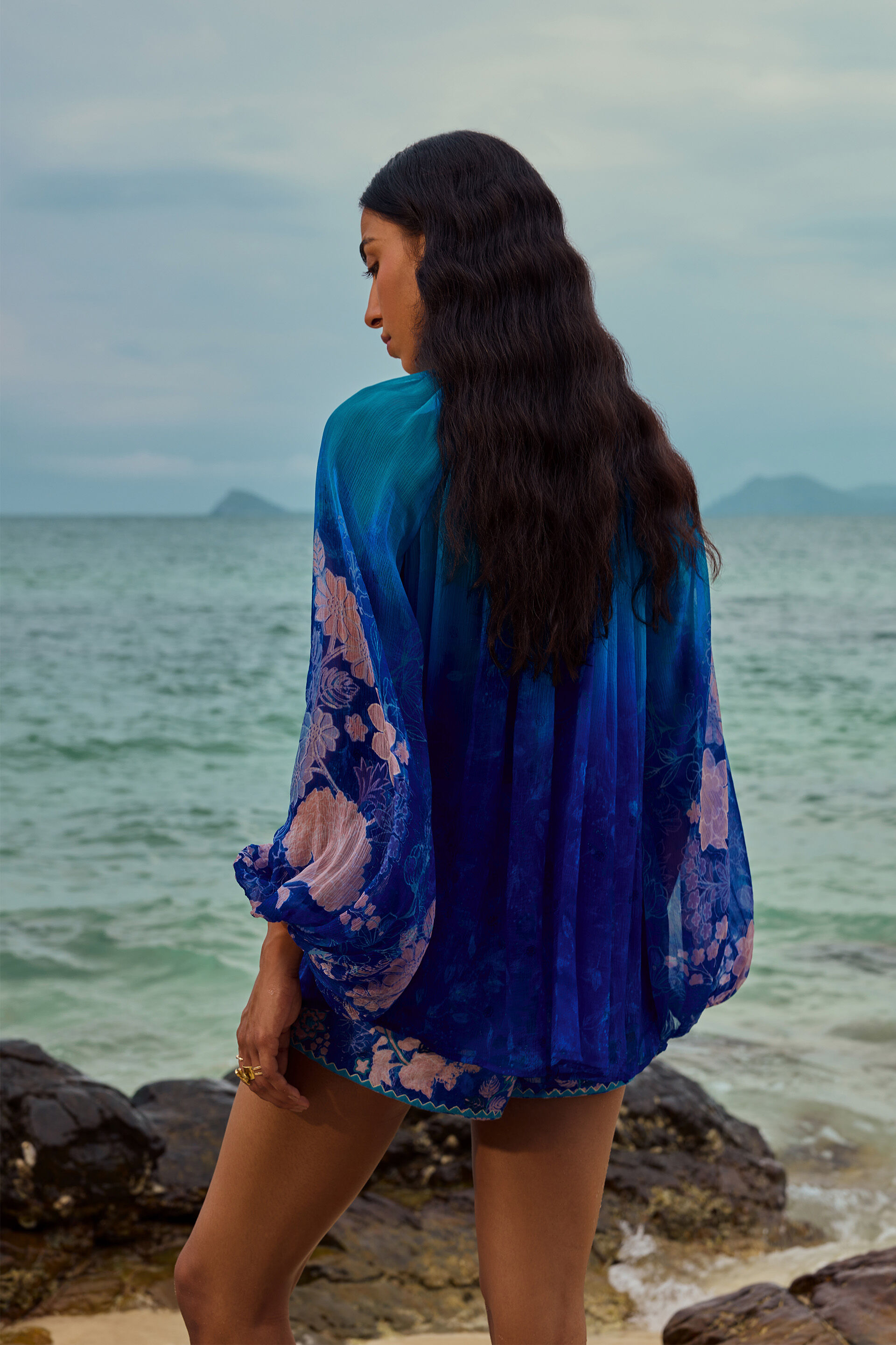 Shui Top - Indigo, Indigo, image 3