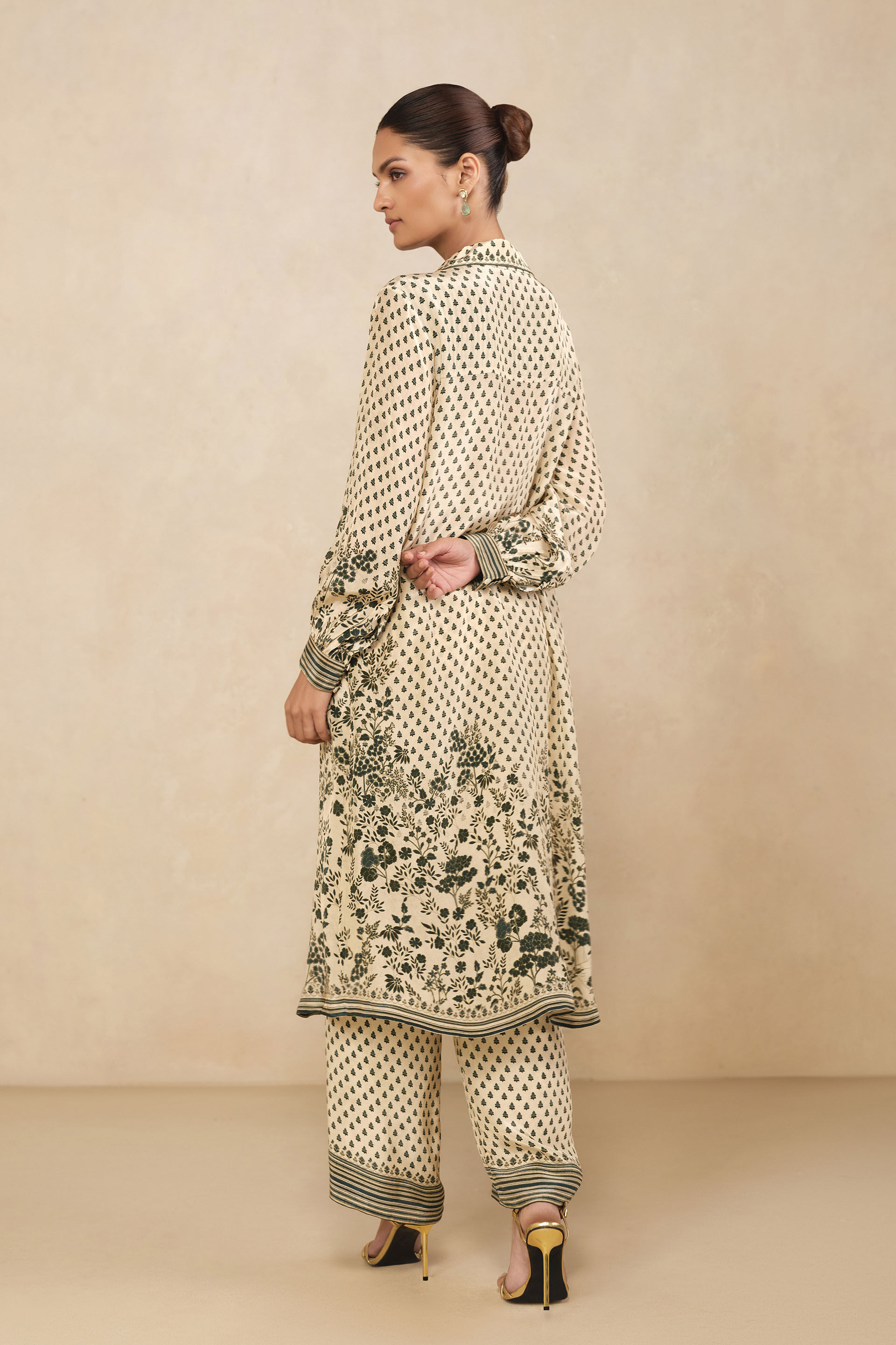 Evani Kurta Set -  Beige