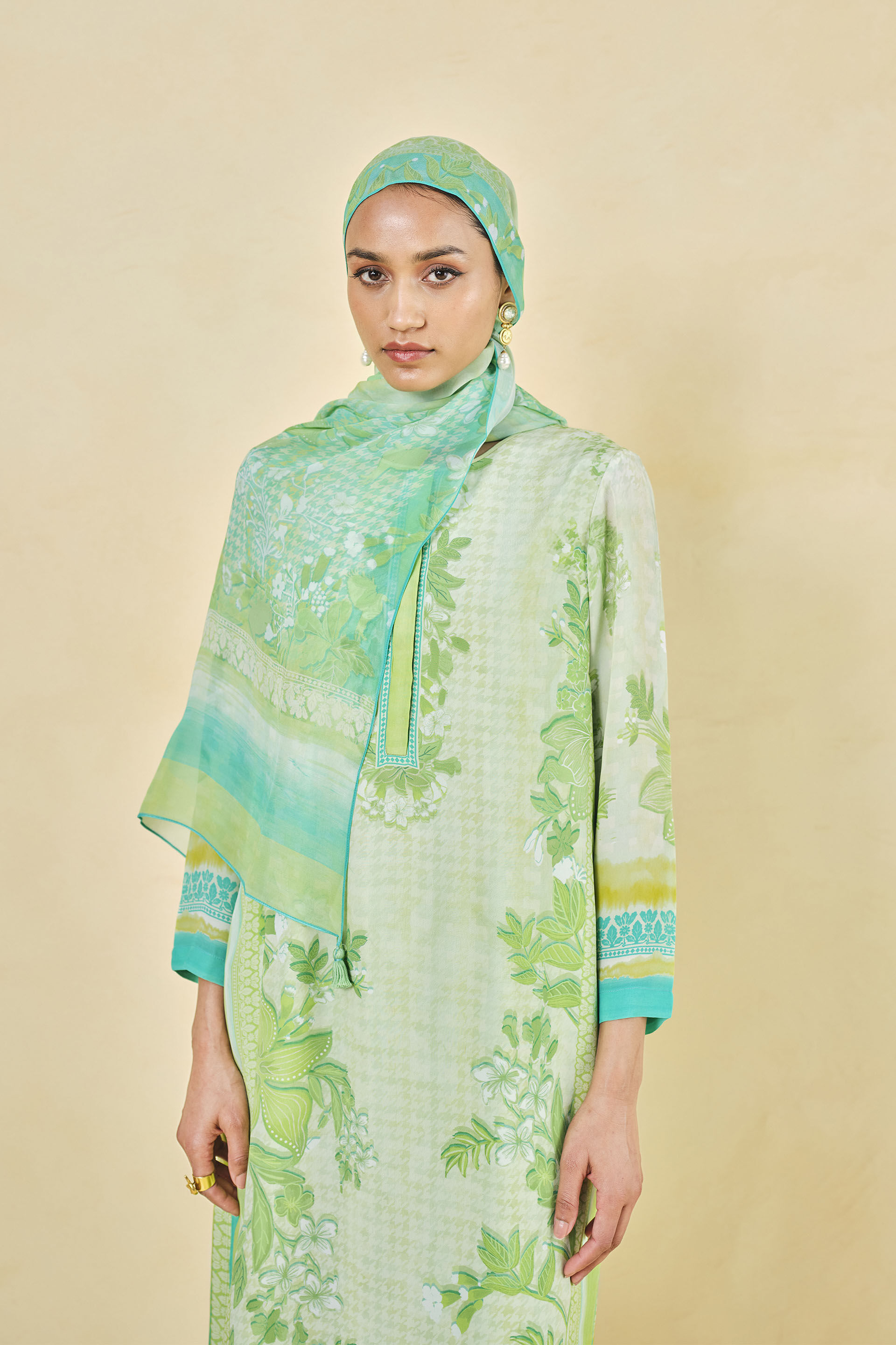 Oreka Scarf - Lime