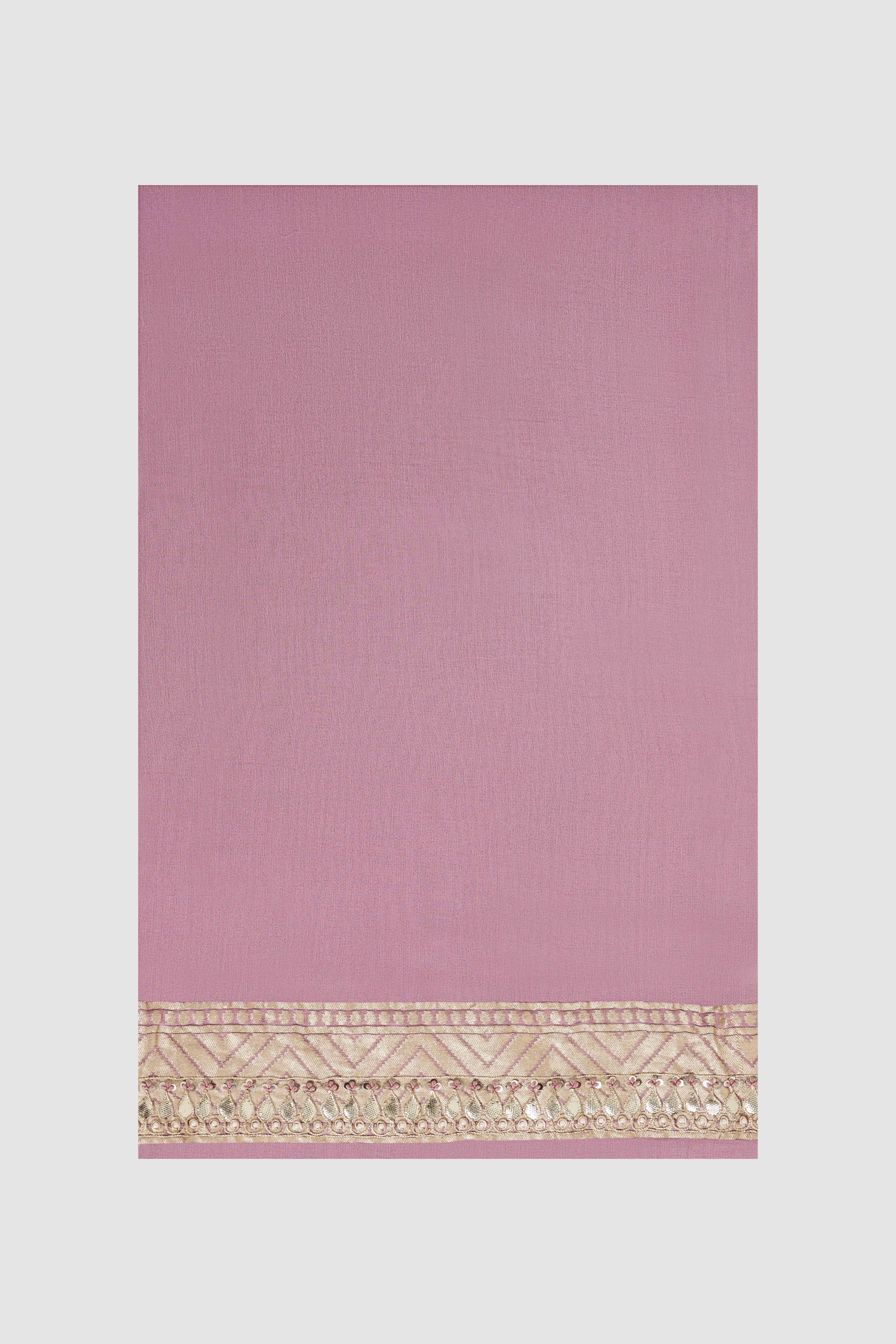 Devangana Saree - Lilac, Lilac, image 3